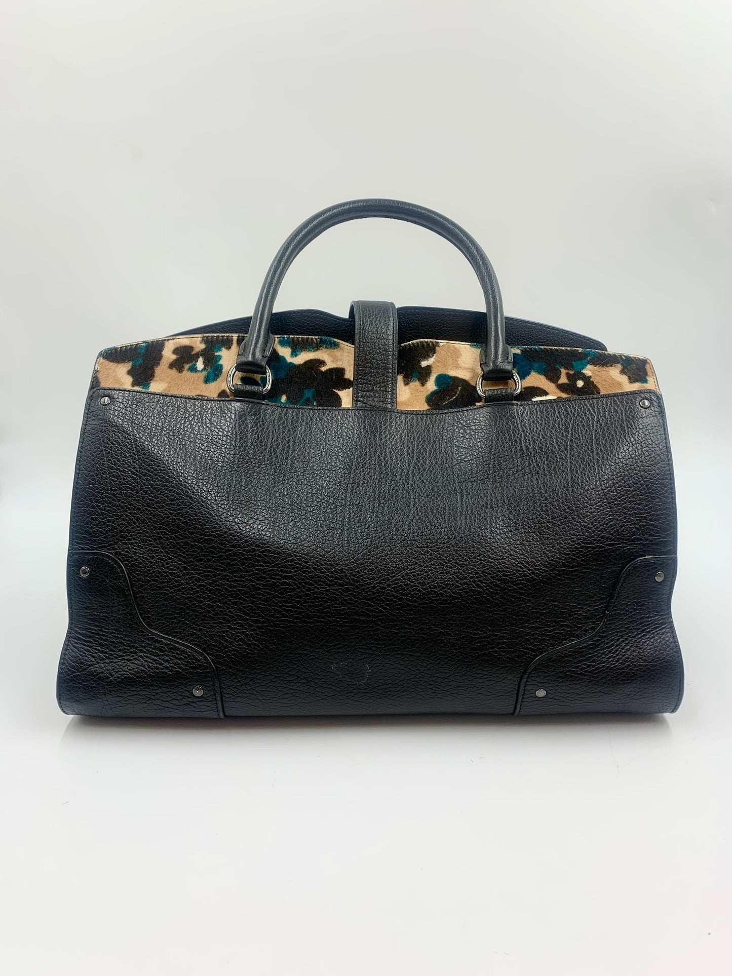 Limited Edition Coach Mercer Camo Print CalfHair Grain Leather Tote