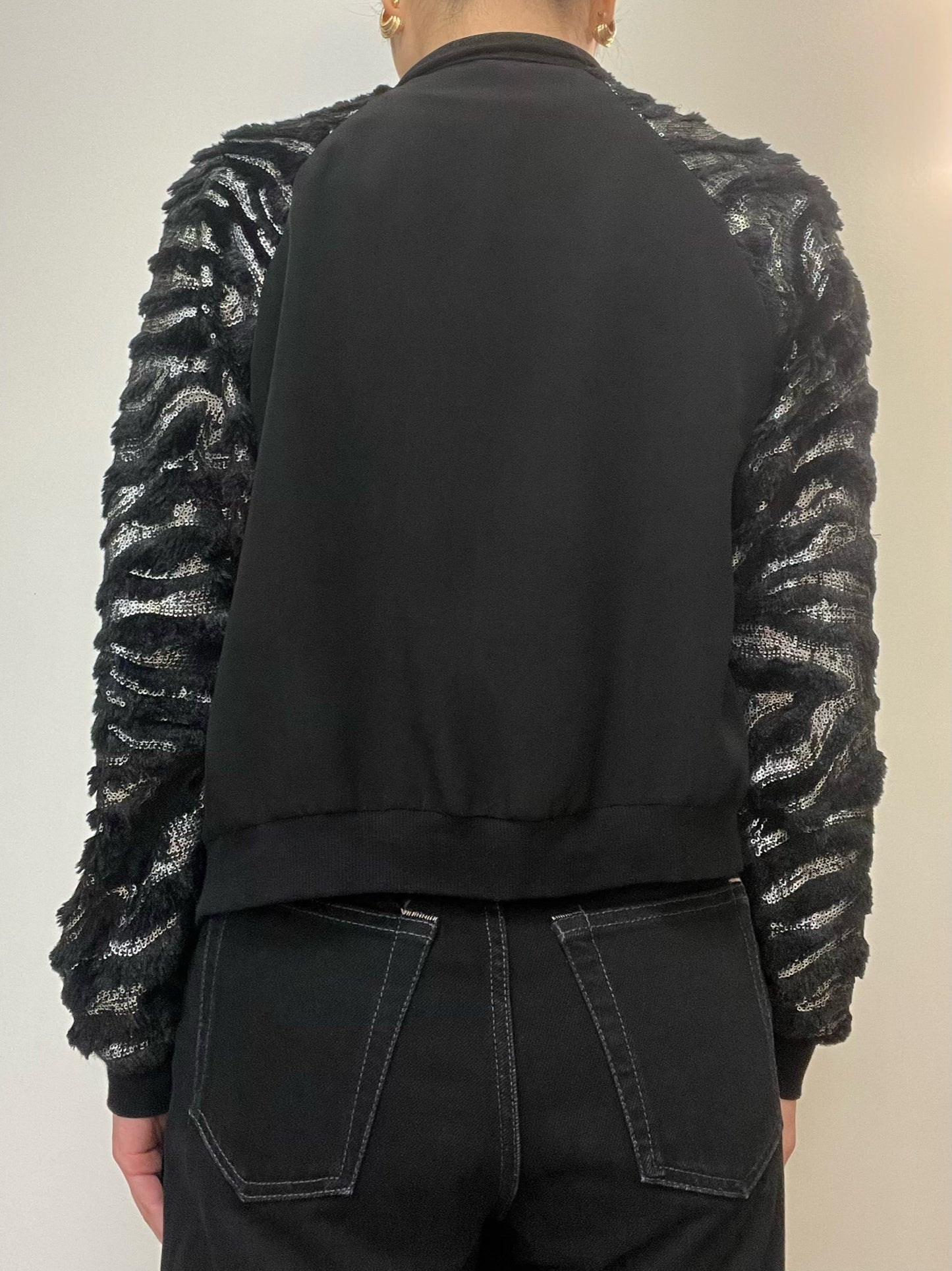 BCBGeneration Black Crop Jacket Size S