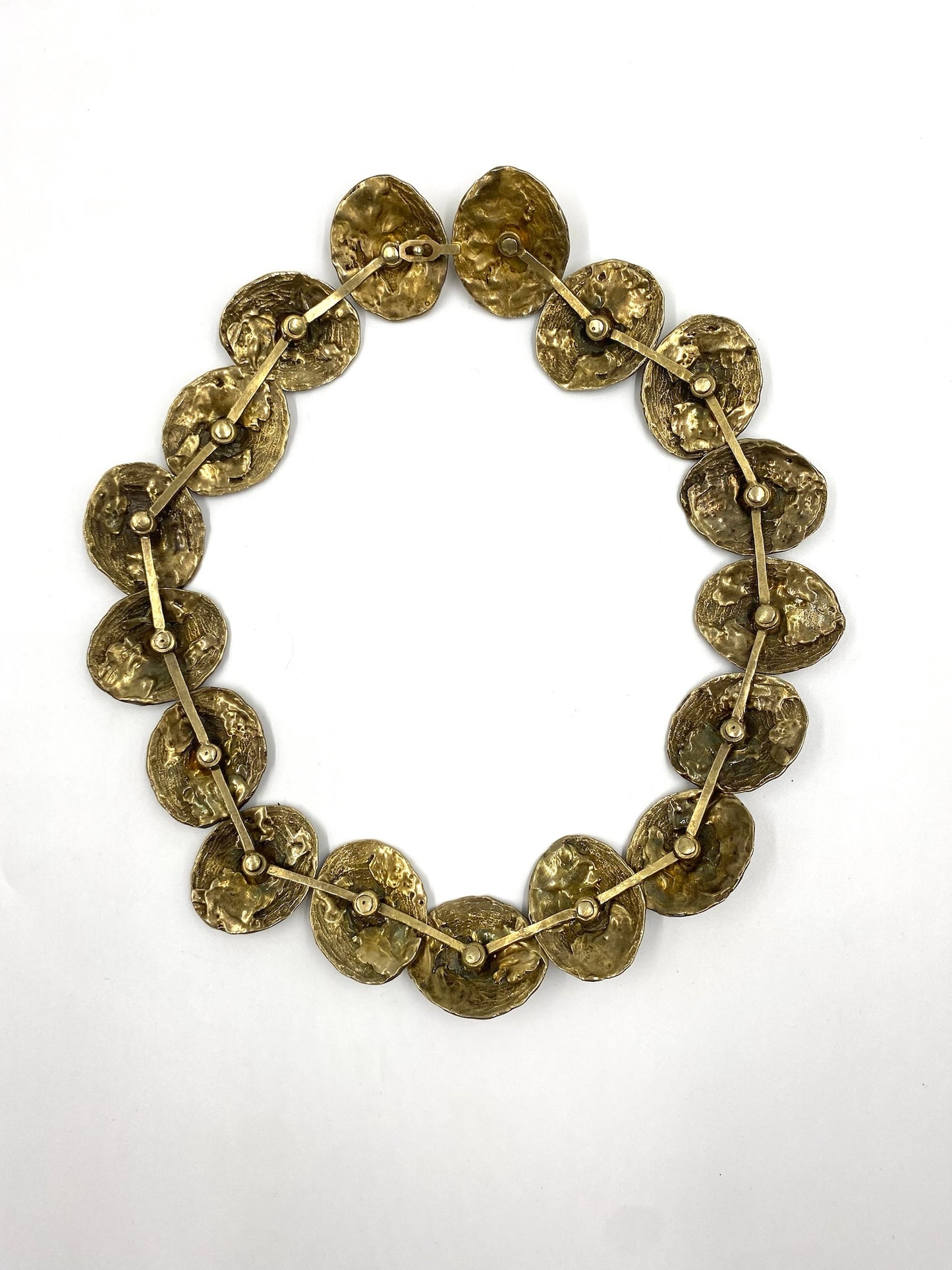 1960s Etruscan Gold Tone Necklace