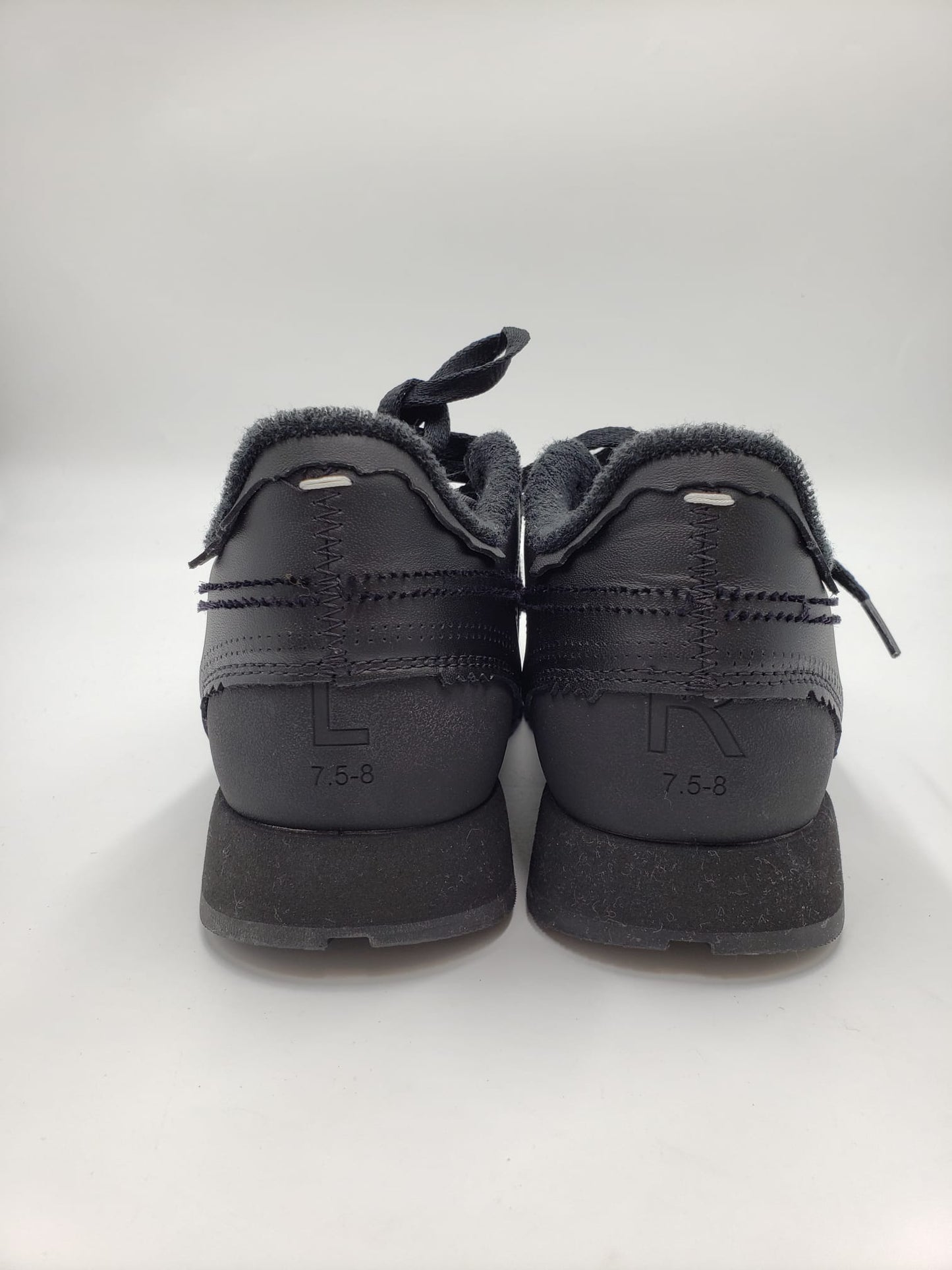 Brand New Reebok X Maison Margiela Project O Black Sneakers Size 7.5