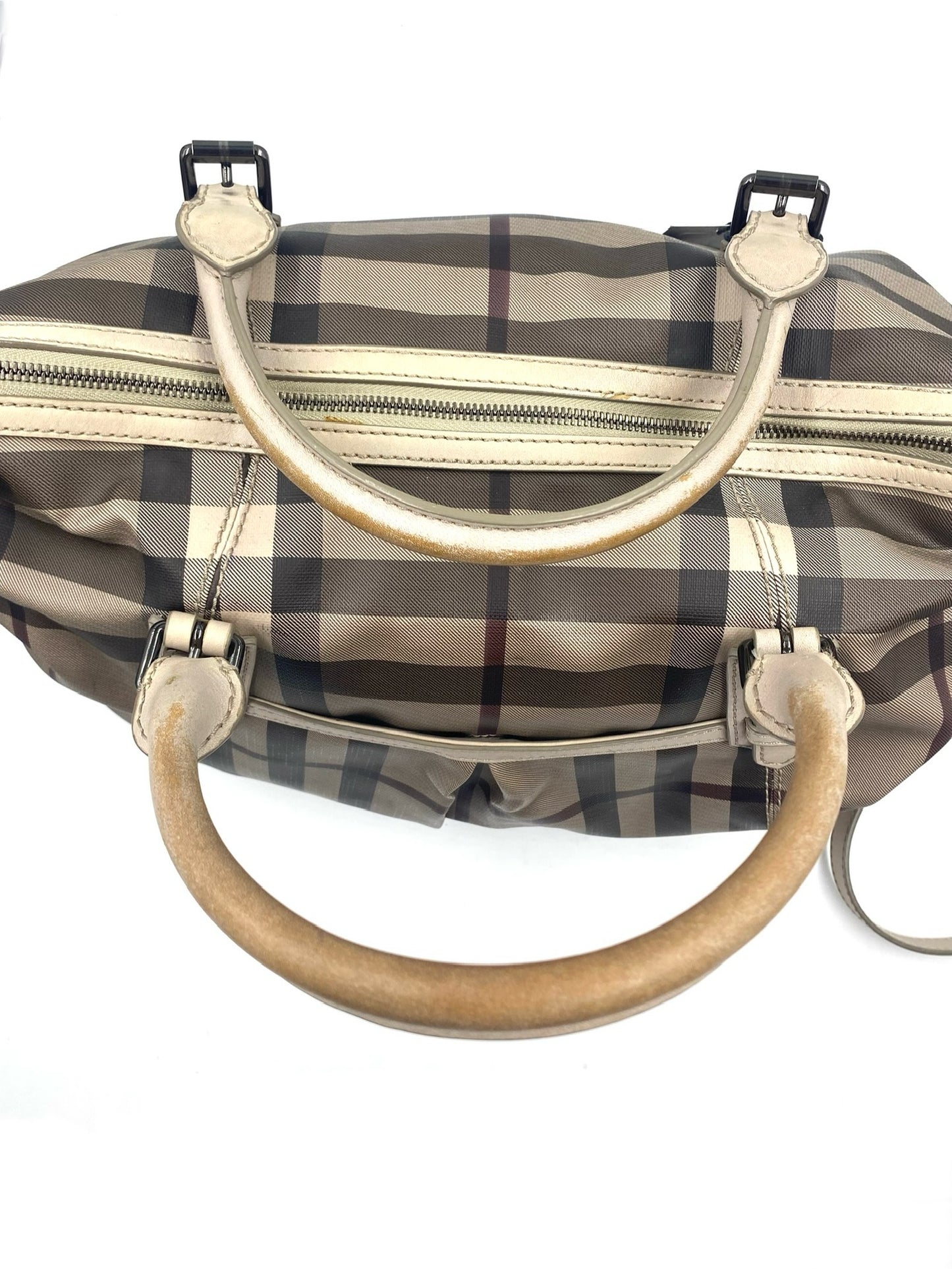 Burberry Smoked Check Diaper Bag