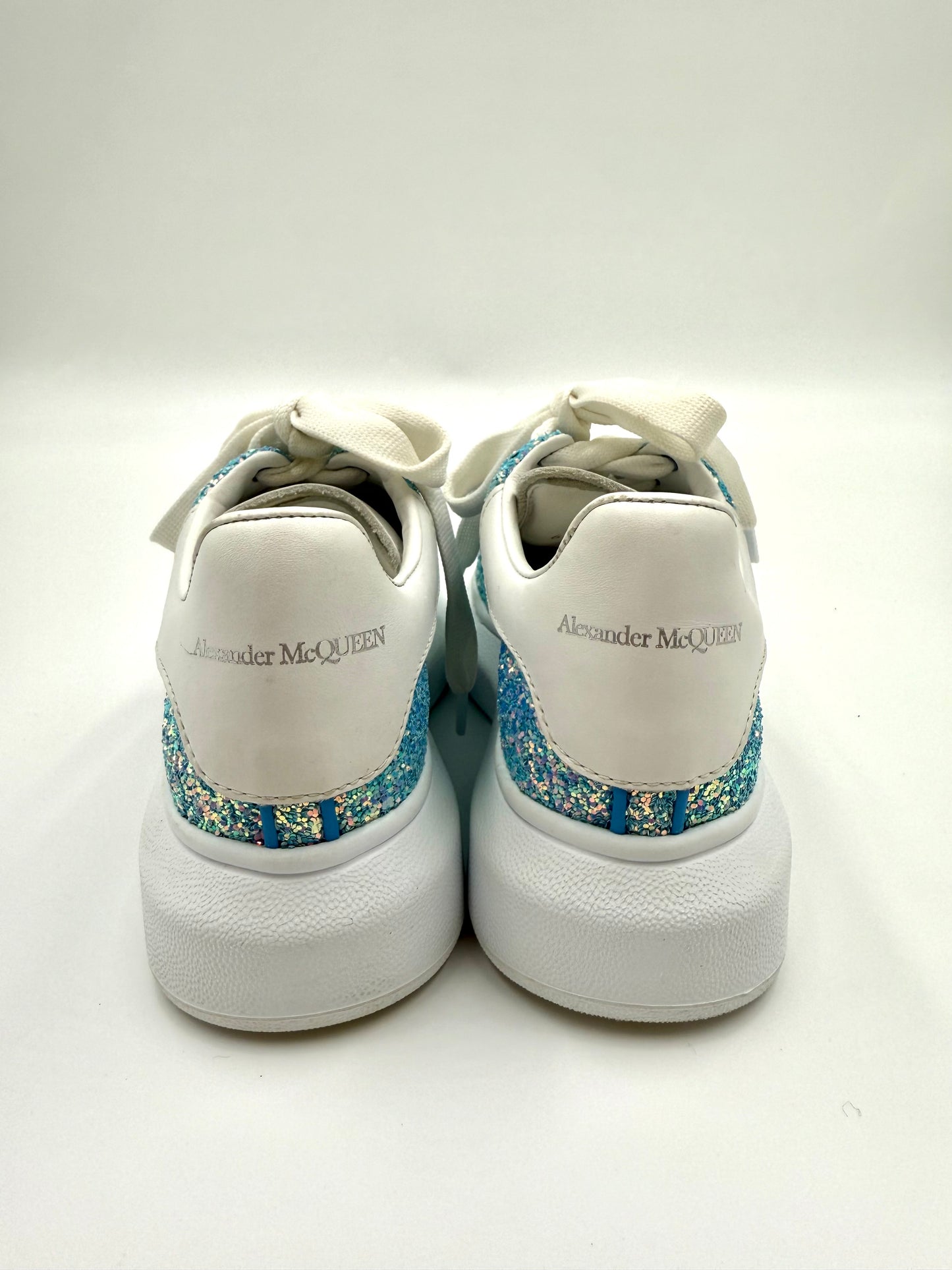 Alexander McQueen Kids Glitter Sneakers Size 29 ( US 1)