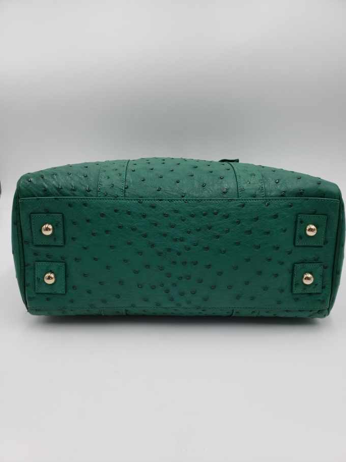 Mulberry Exotic Ostrich Emerald Green Bayswater Shoulder Bag