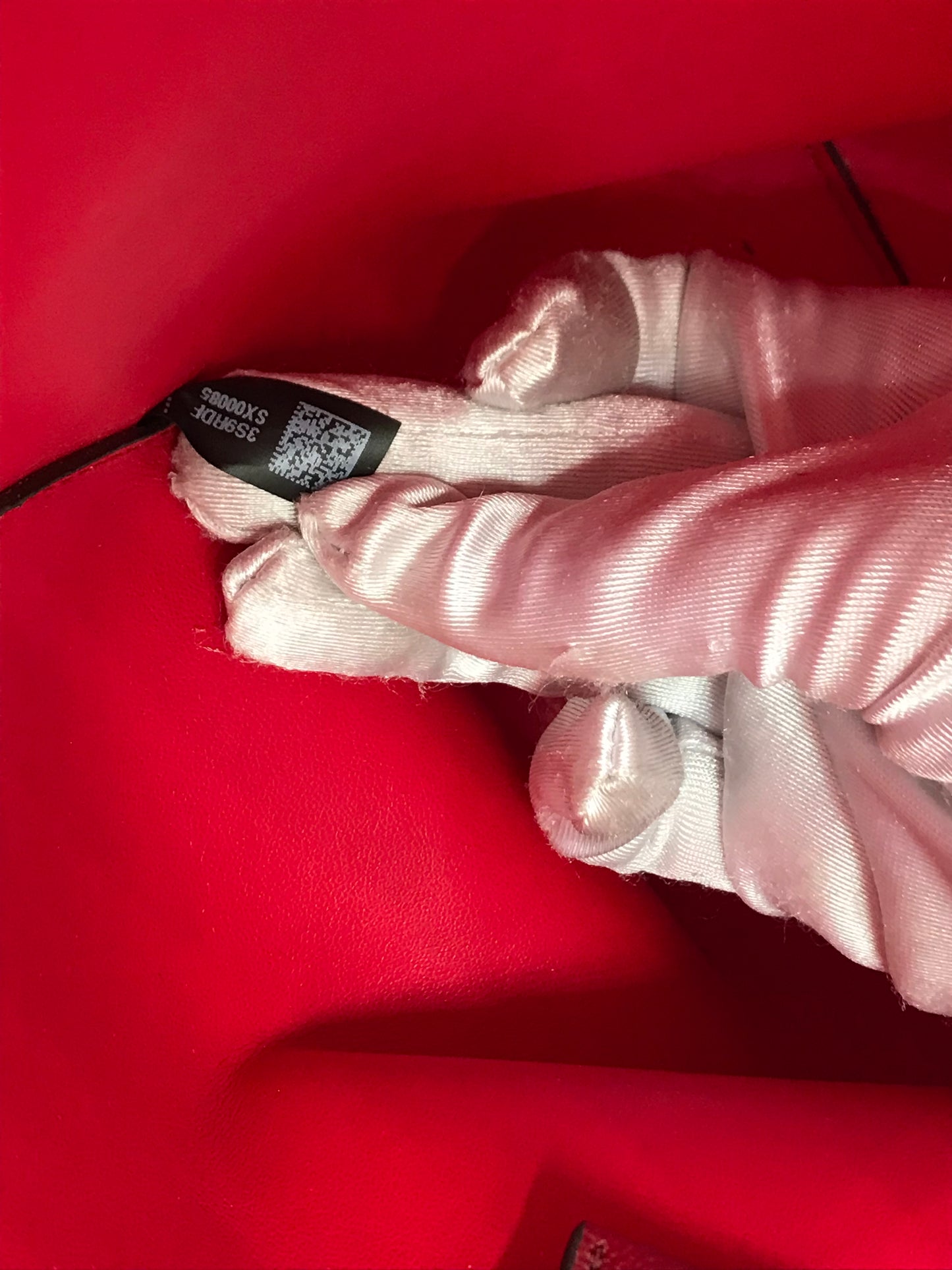 Michael Kors Large Hayley Faux Leather Red Tote