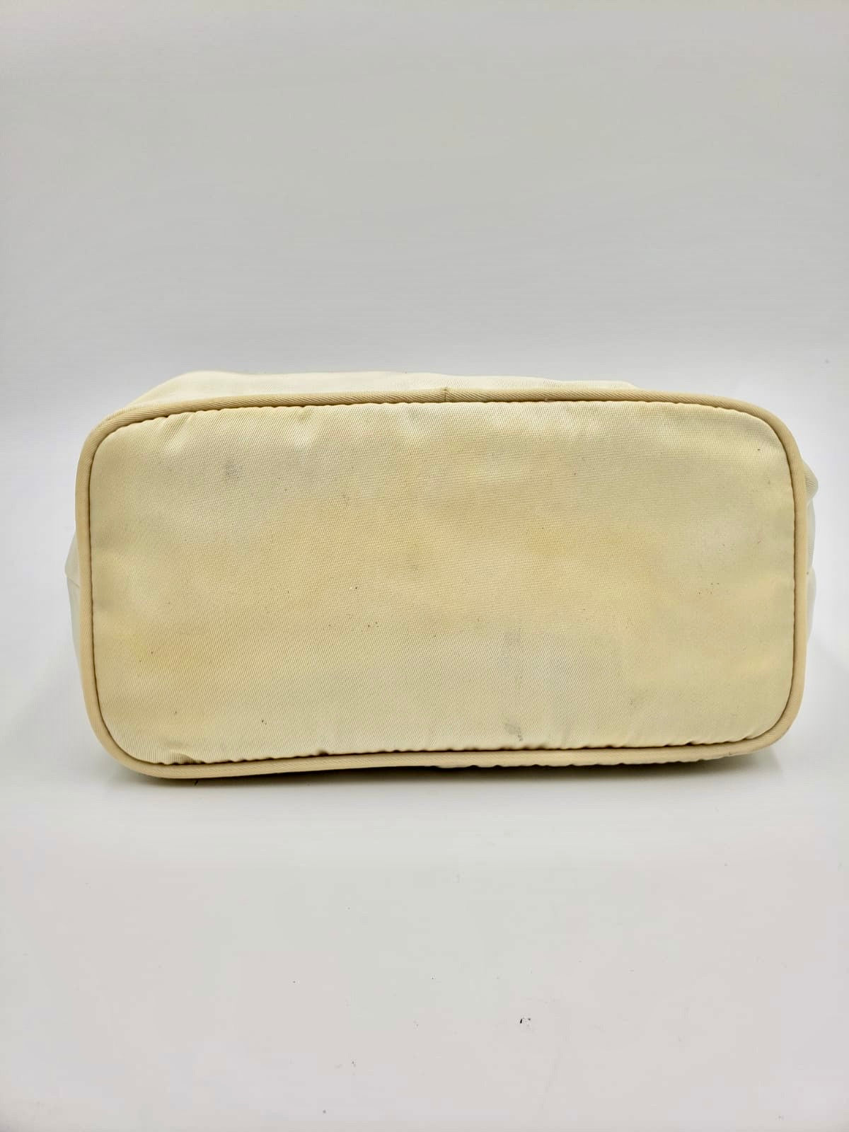 Prada Tessuto Sirio Bianco Nero Pochette Handbag