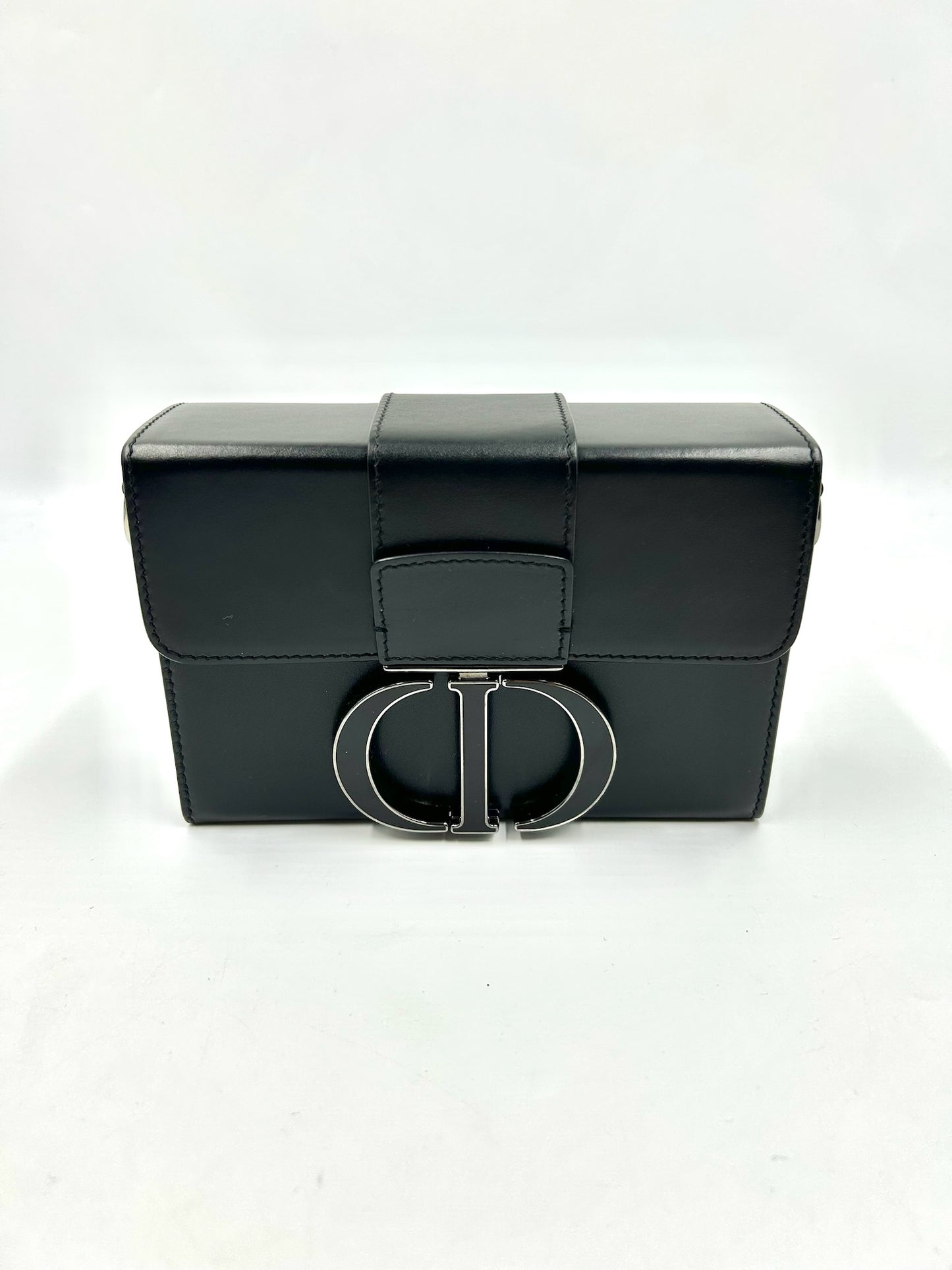 Christian Dior Black Montaigne 30 Black Bag
