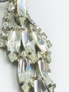 1960 Rhinestone Chandalier Earrings