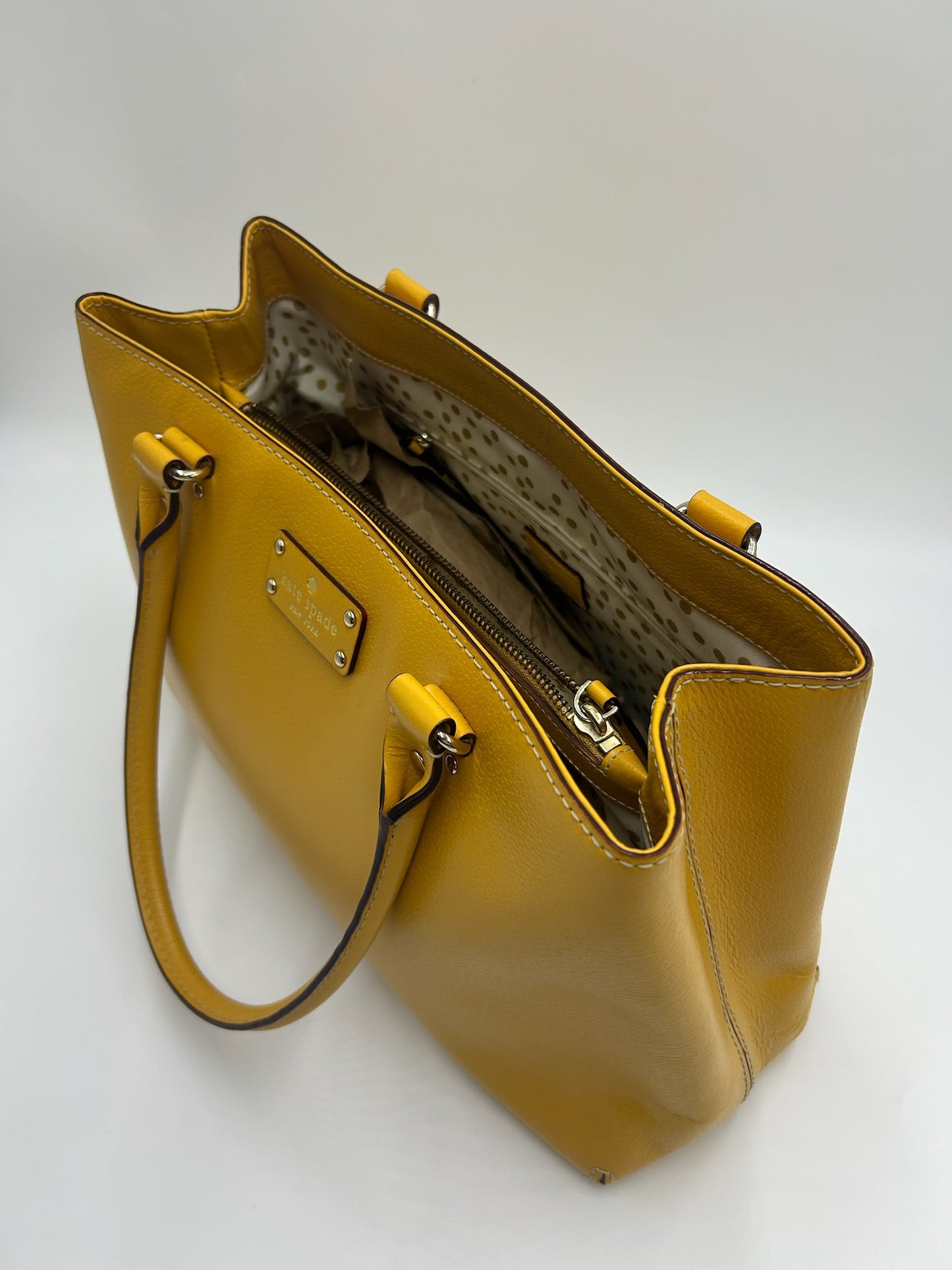 Kate Spade Yellow Large Tote