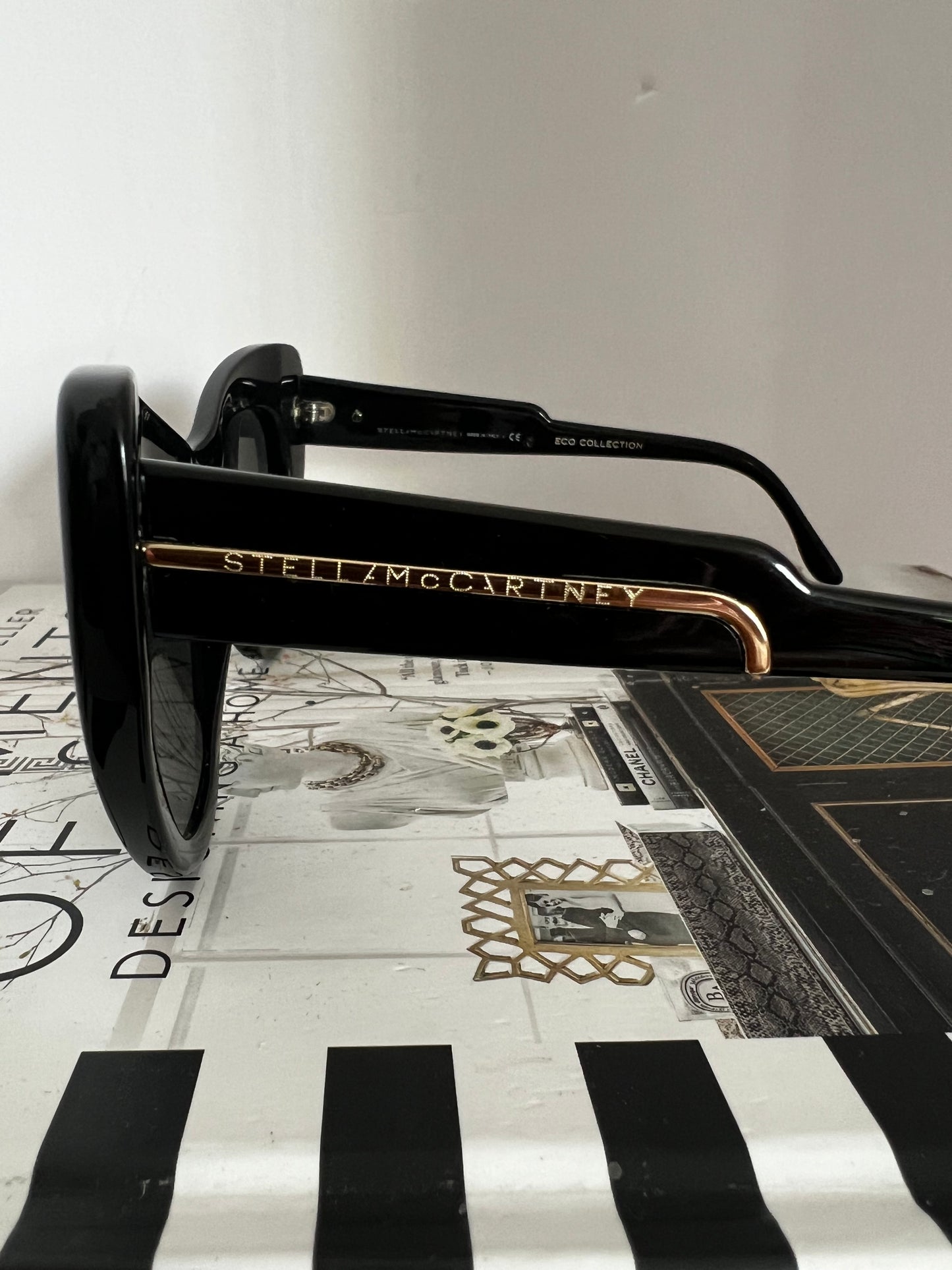 Stella Mccartney Black Cateye Sunglasses Style #4049