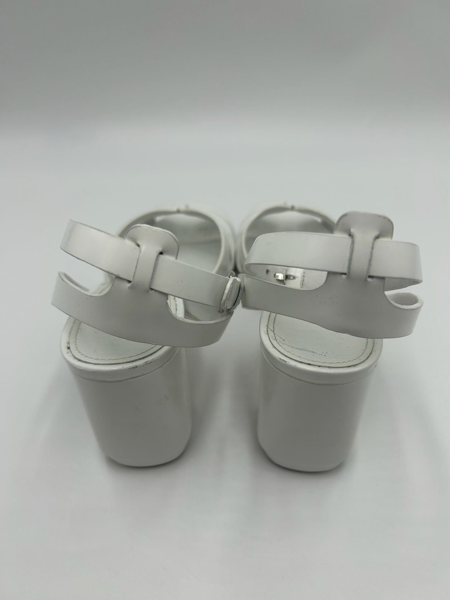 Prada White Strappy Sandals Size 40