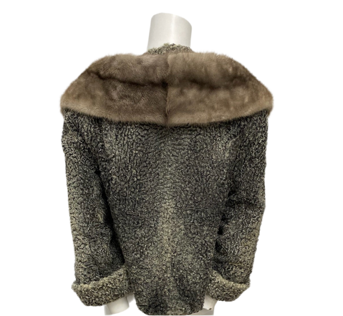 Vintage 1964 Crop Persian Fur Coat Fits S/M