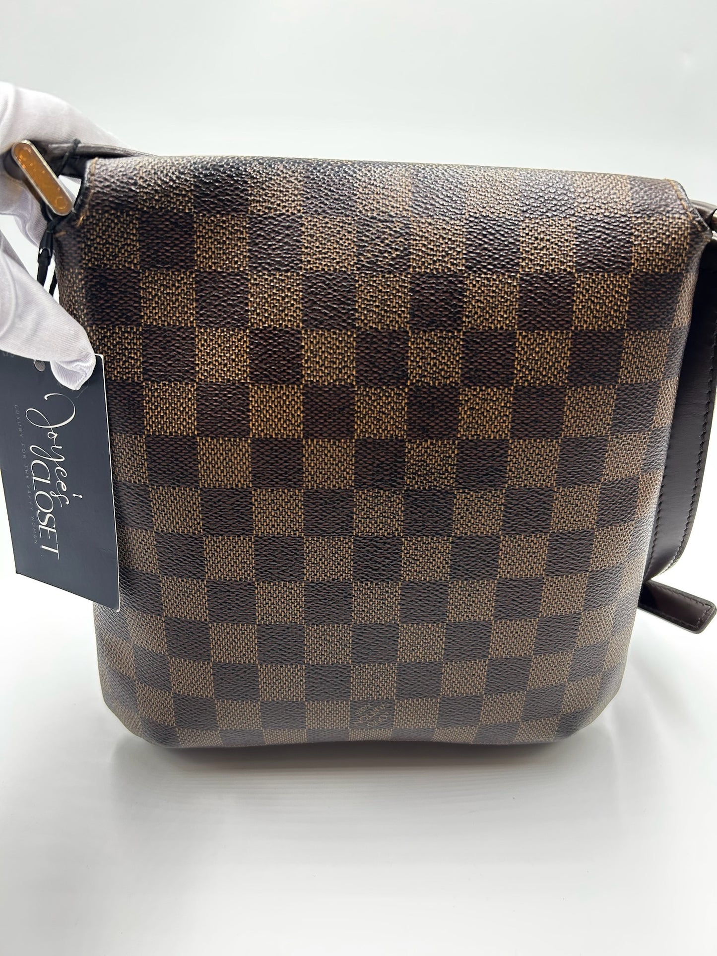 Louis Vuitton Damier Ebene Musette Crossbody Bag