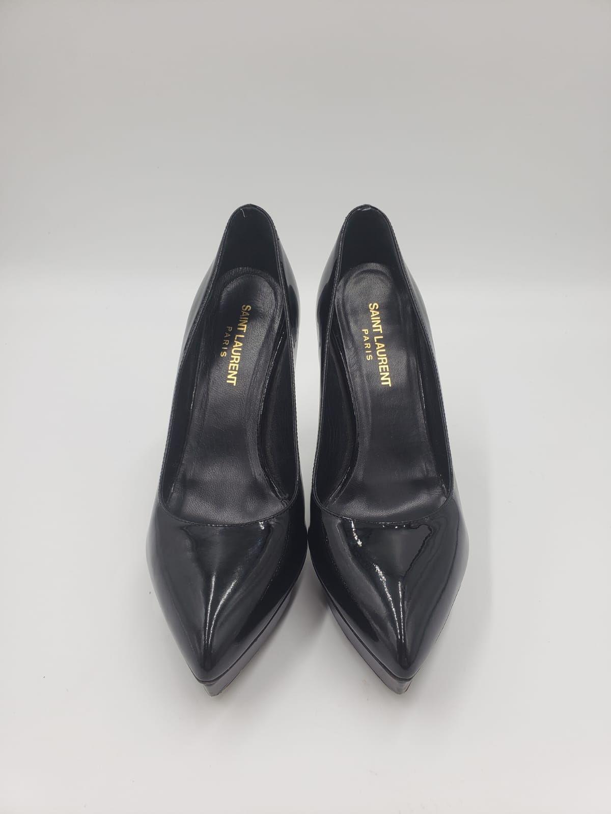Saint Laurent Black Platform Pumps Size 37.5