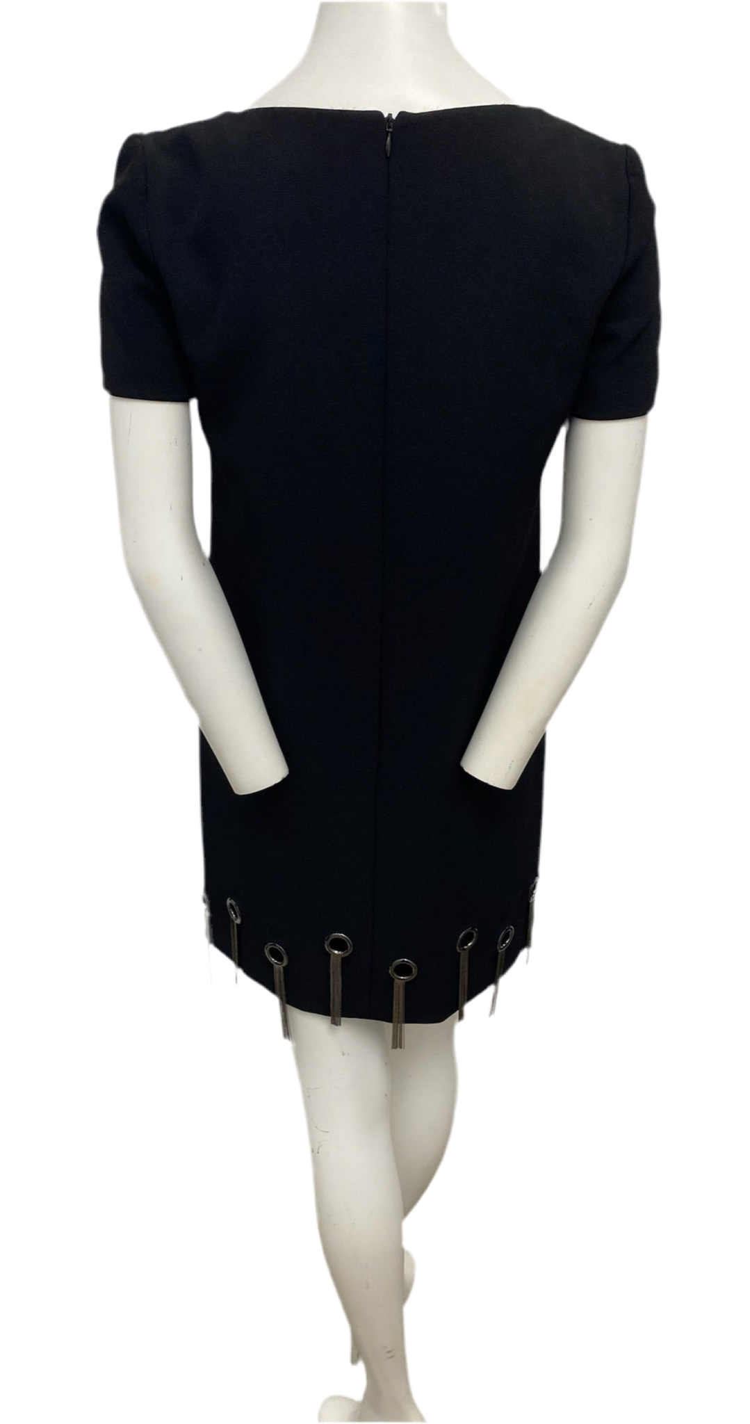 Badgley Mischka Black Tassle Dress Size 2