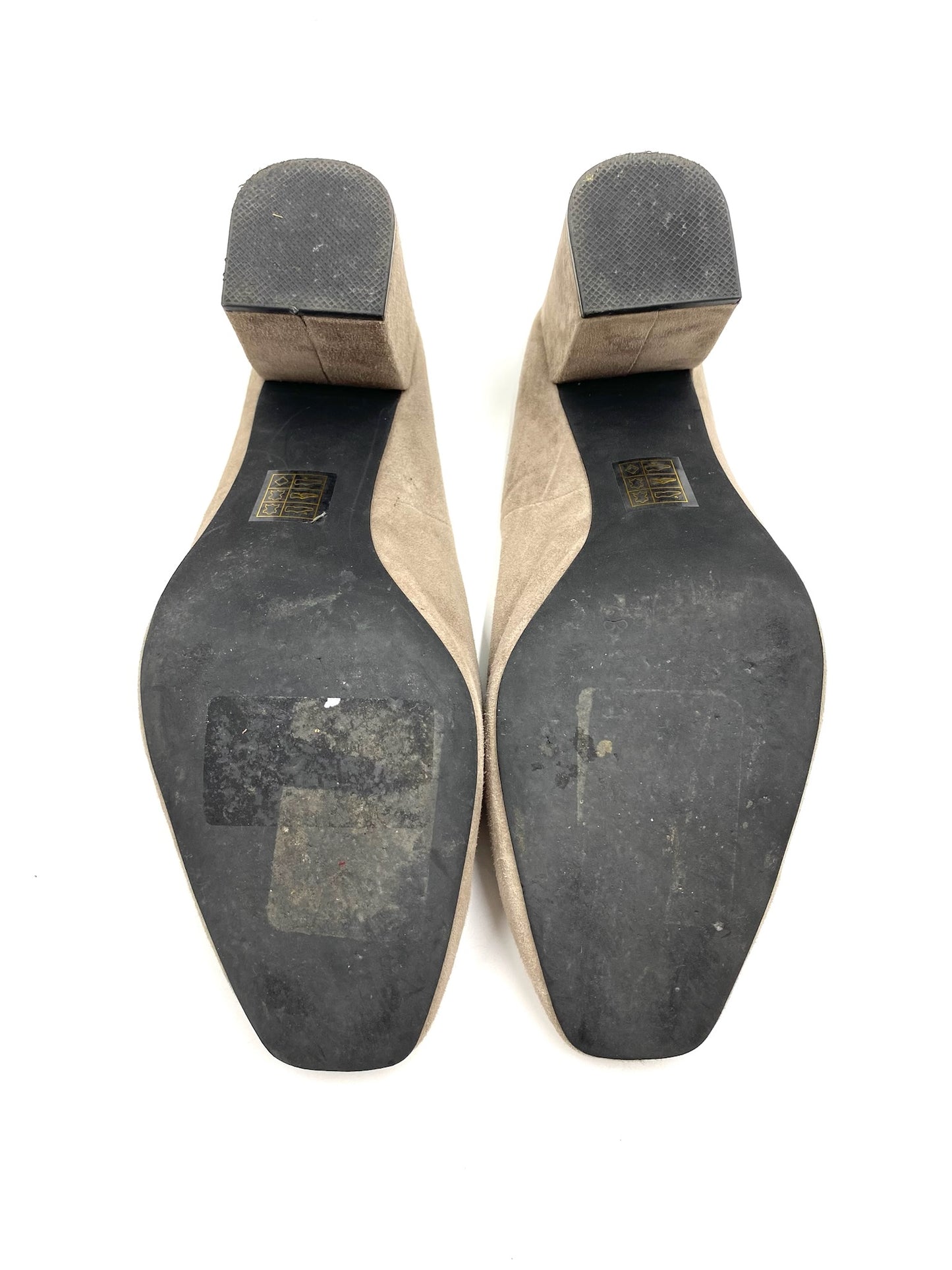 Jeffrey Campbell Grey Suede Round Toe Mule Size 8.5