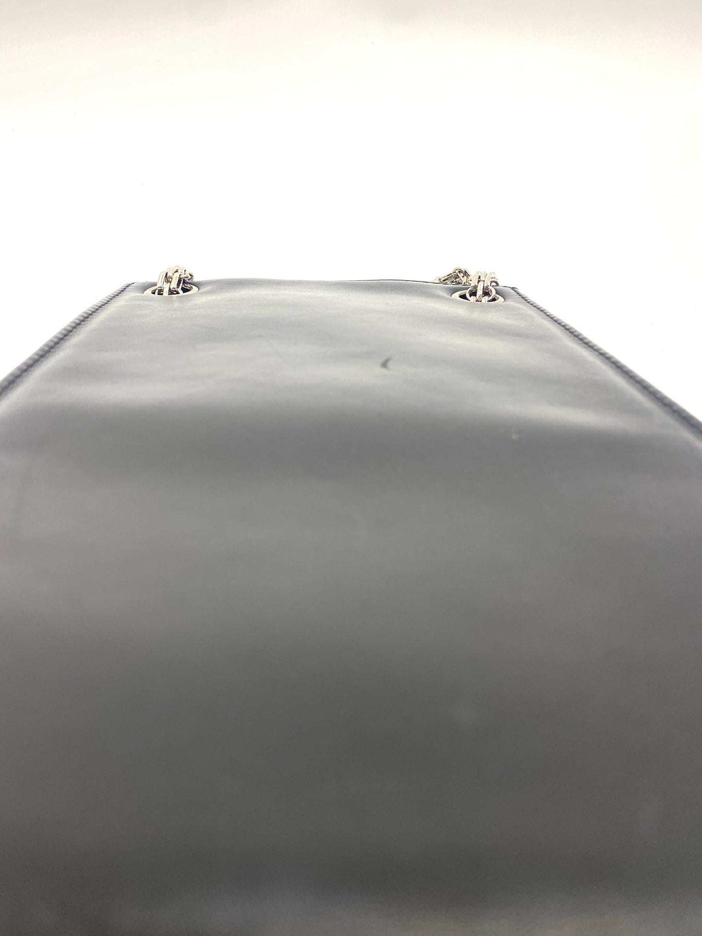 Chanel Black Leather & Patent Re-issue Mini Tote