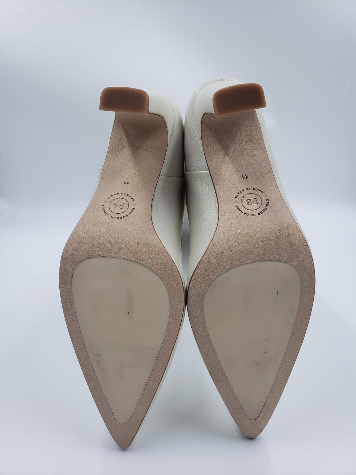 Brand New Poppy Barley Toujours White Leather Tall Boots Size 11