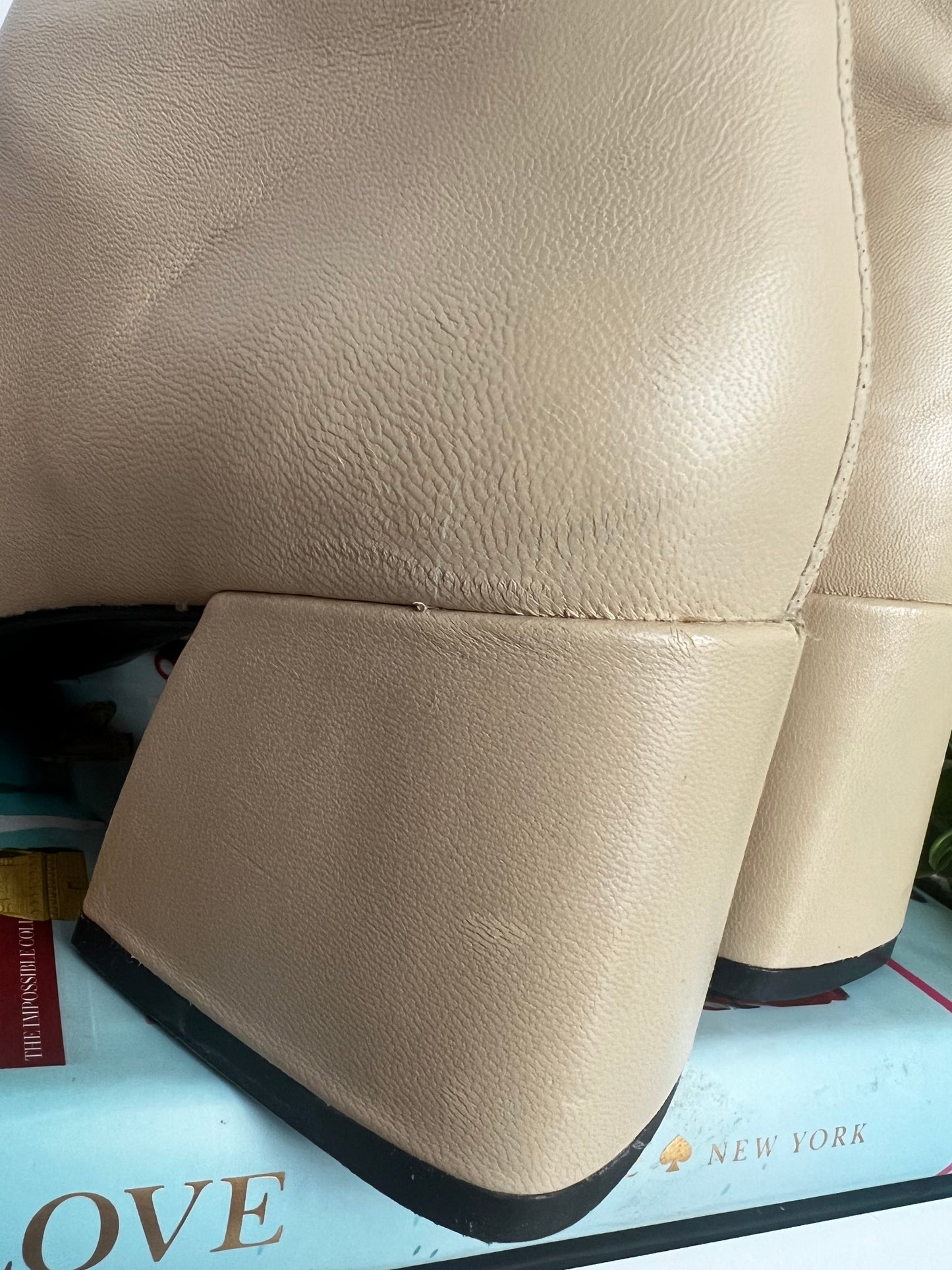 Vagabond Cream Ankle Boots Size 40