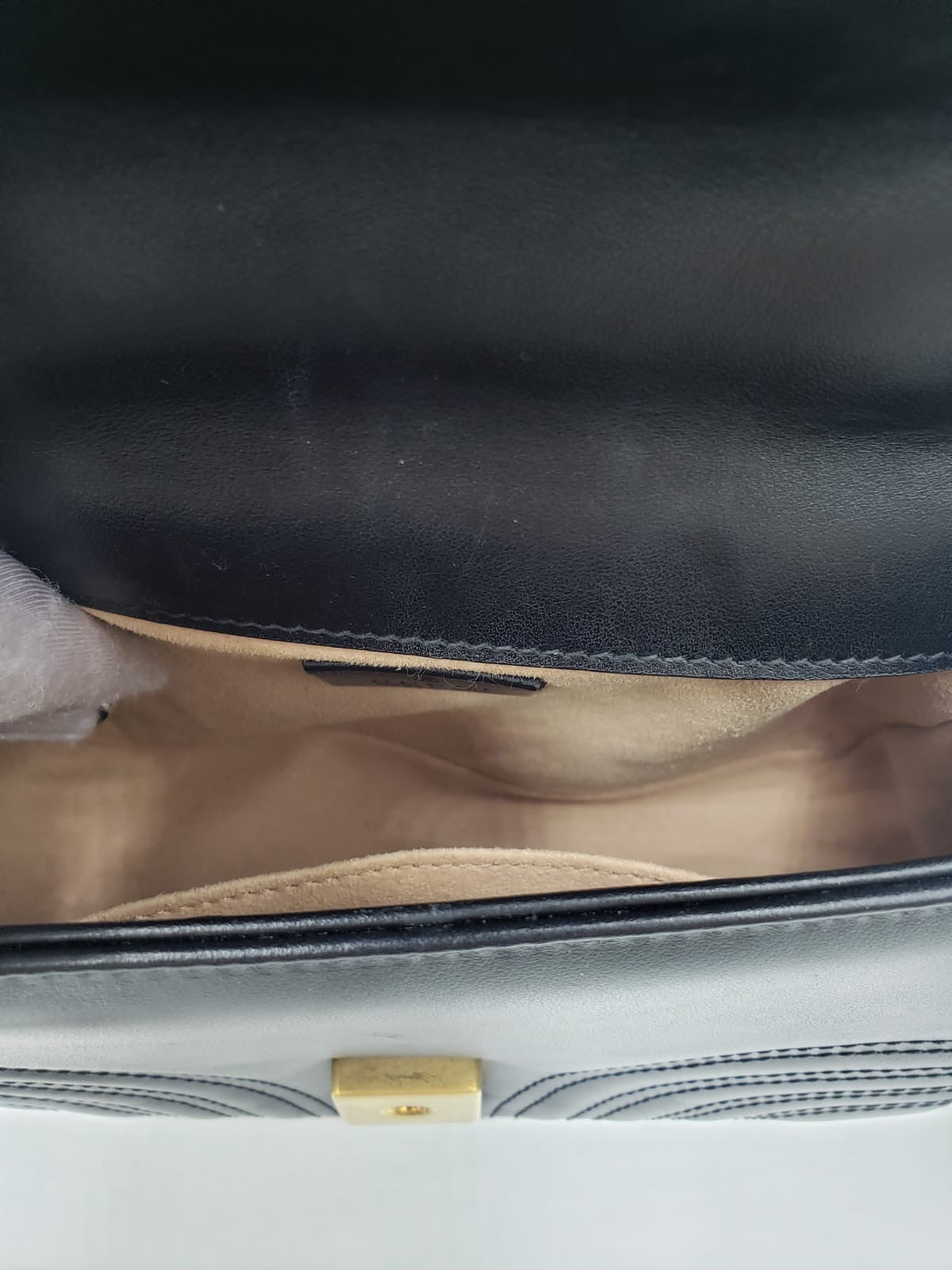 Gucci Marmont Black Top Handle Bag