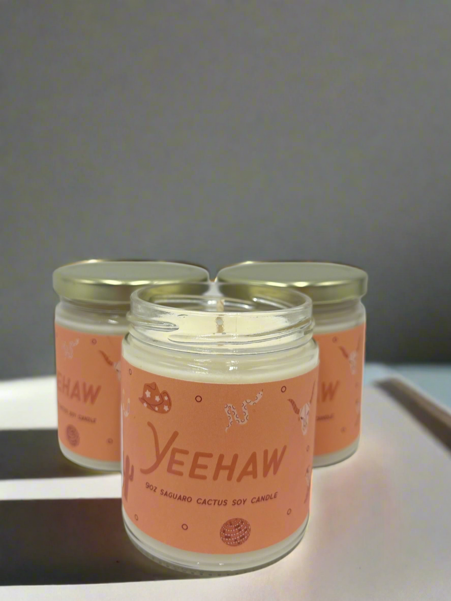 Broken Top “ Yeehaw” Soy Jar Candle