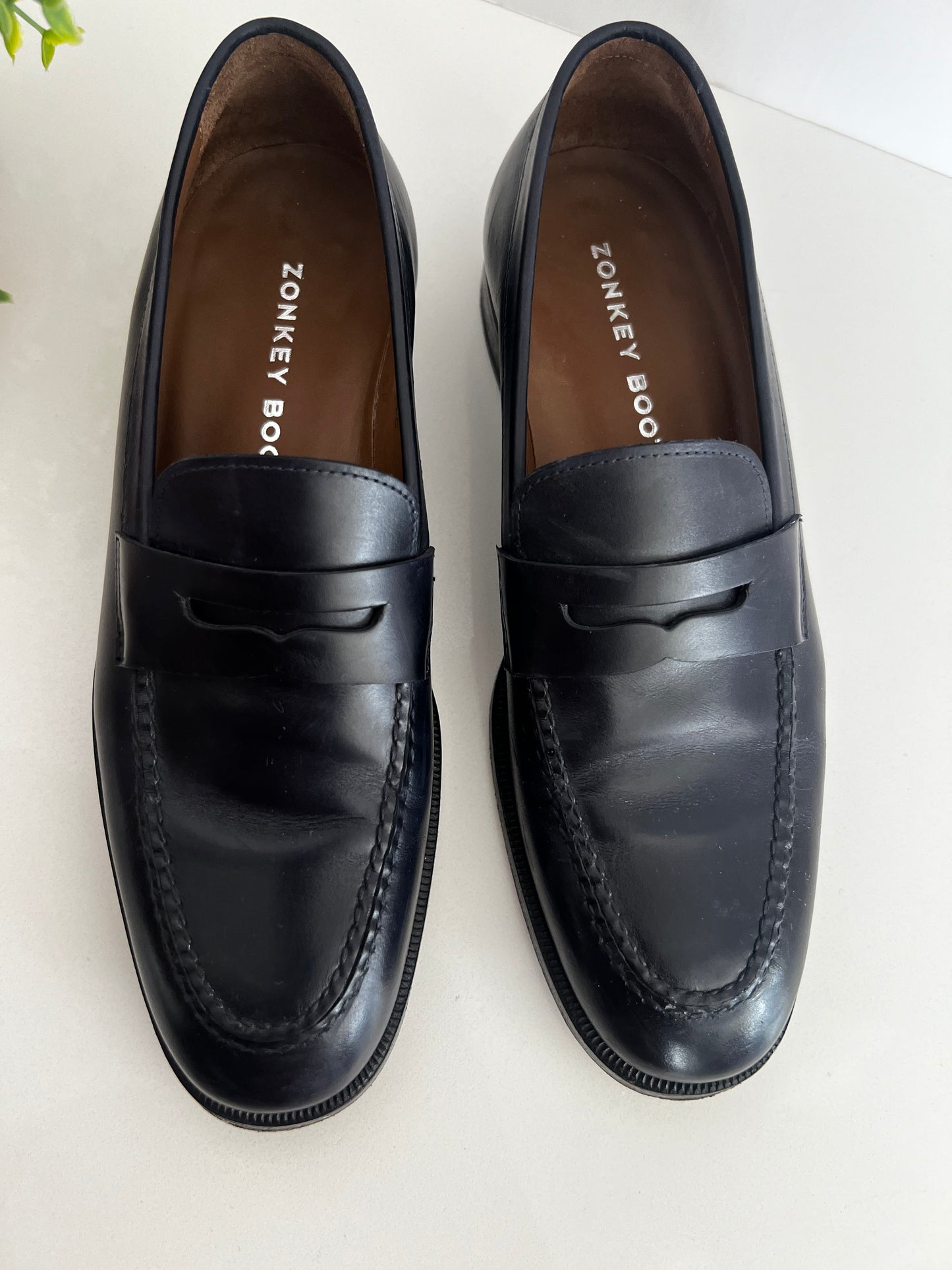 Zonkey Boots Black Penny Loafers Size 5F UK ( Men’s 6, Womens 8)