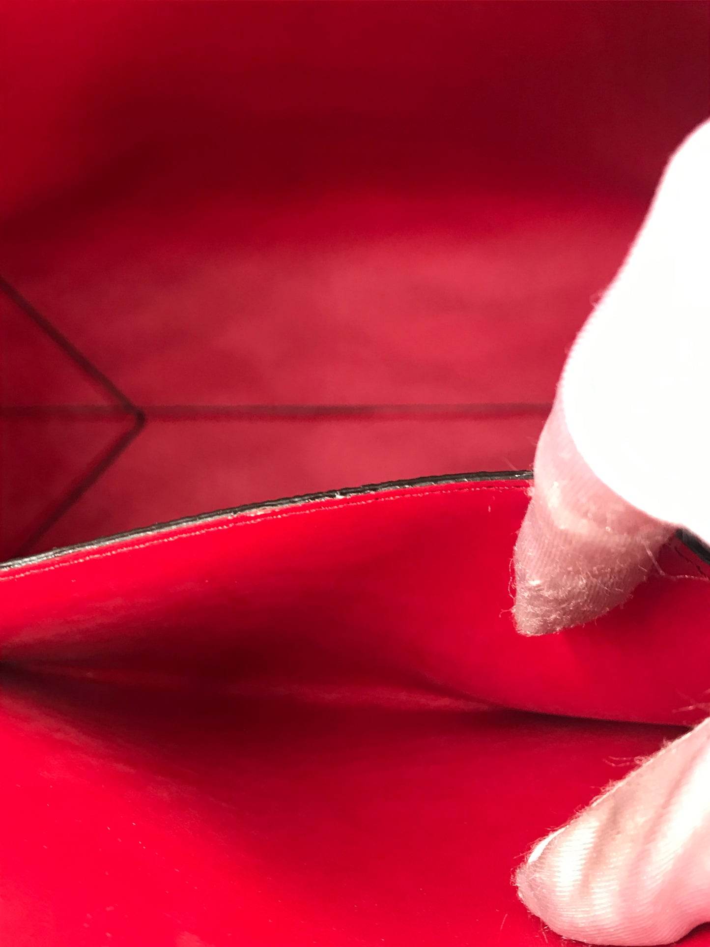 Michael Kors Large Hayley Faux Leather Red Tote