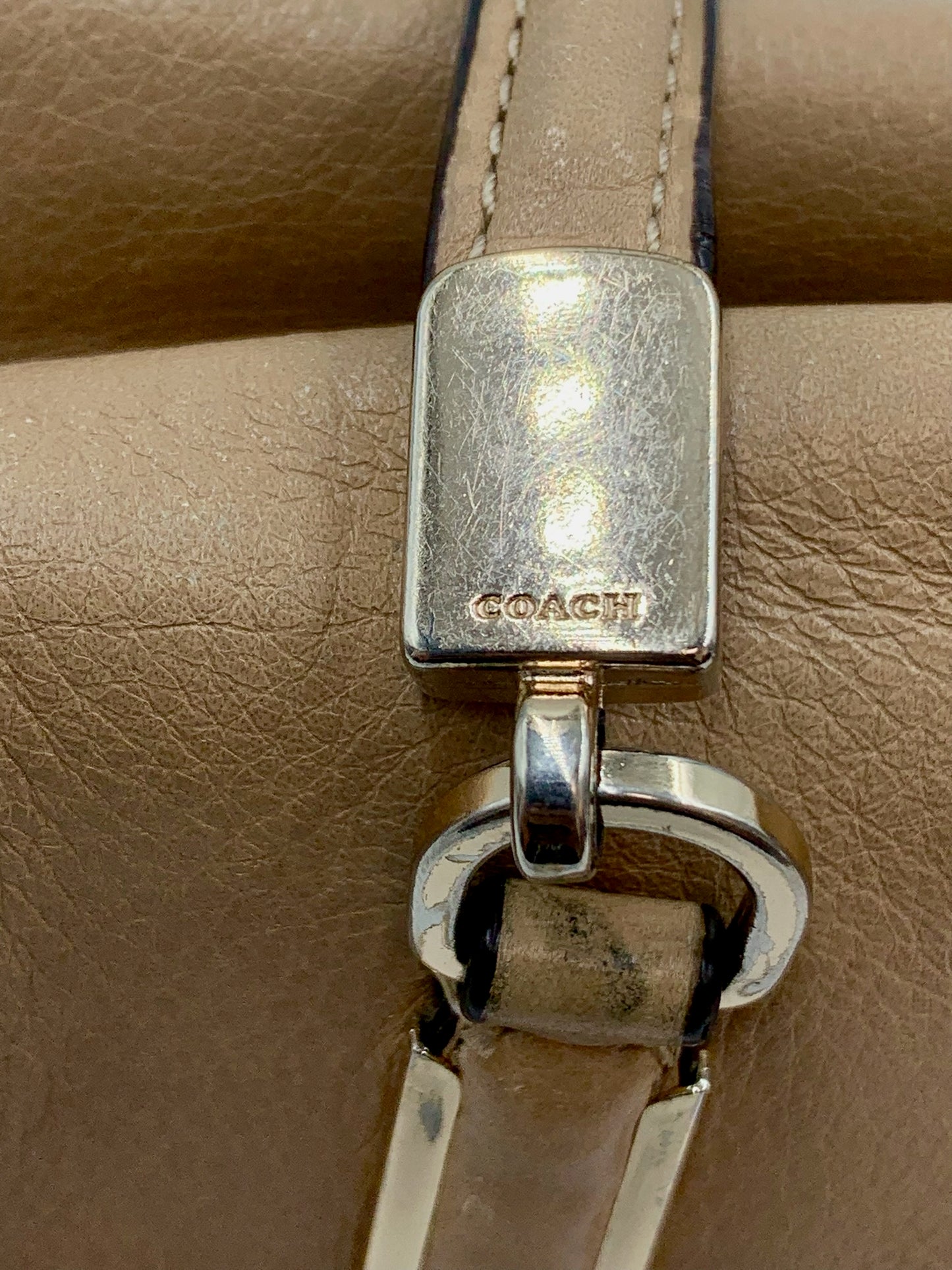 Coach Biege Madison Madeline East West Satchel