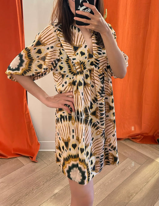 Ba&Sh Printed Dress Size XS