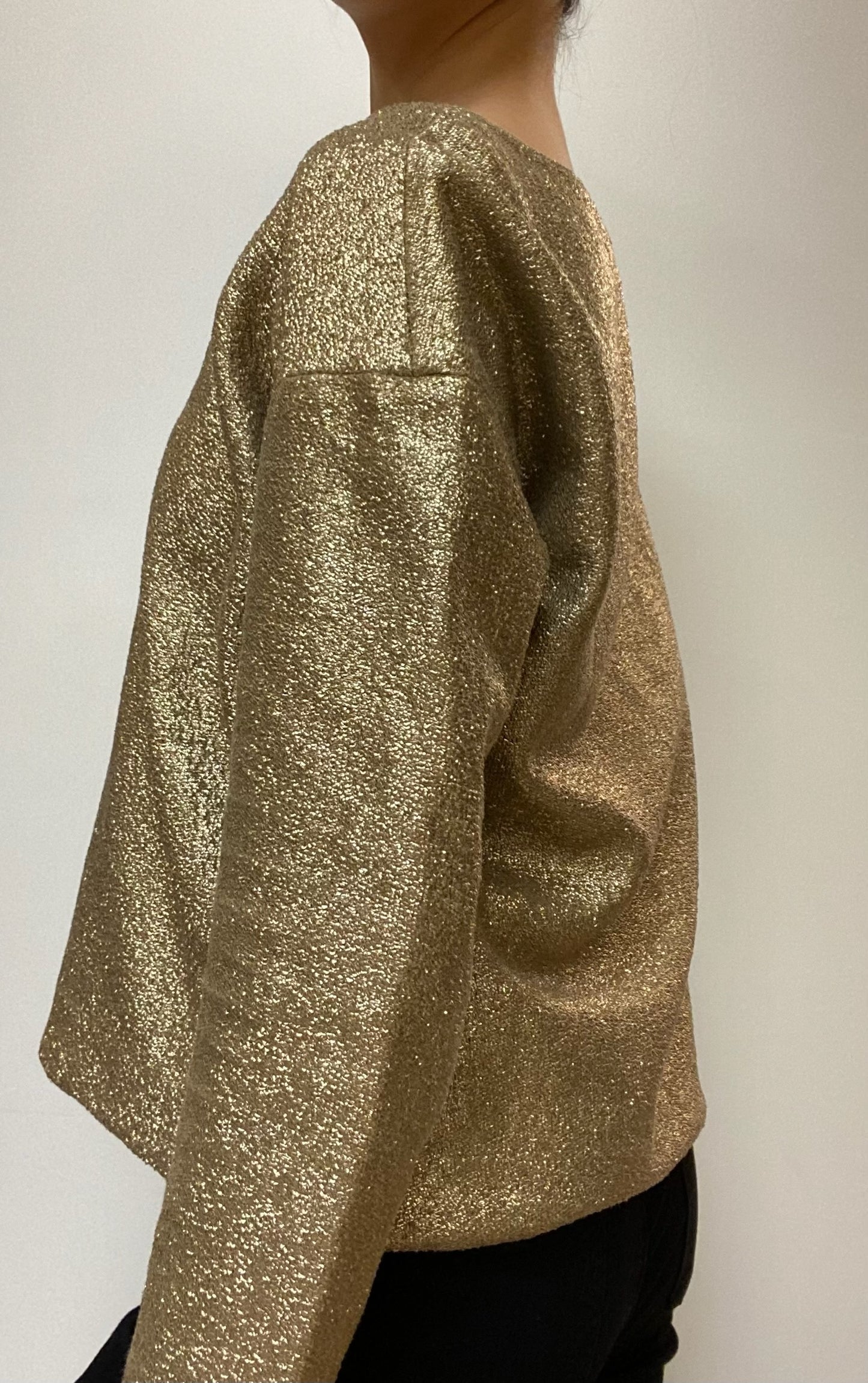 Tibi Gold Blouse Size S