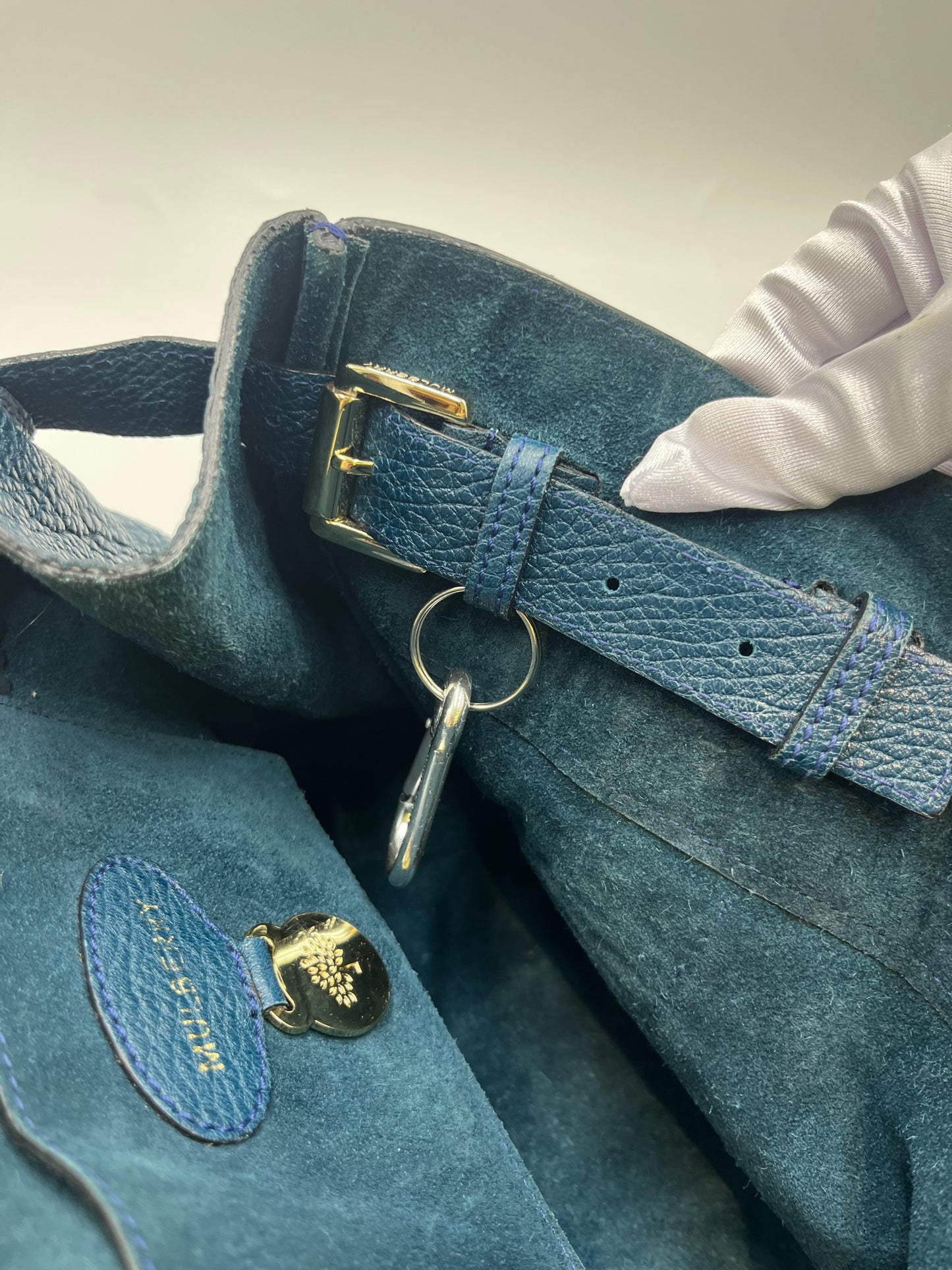 Mulberry Teal Bayswater Large Tote