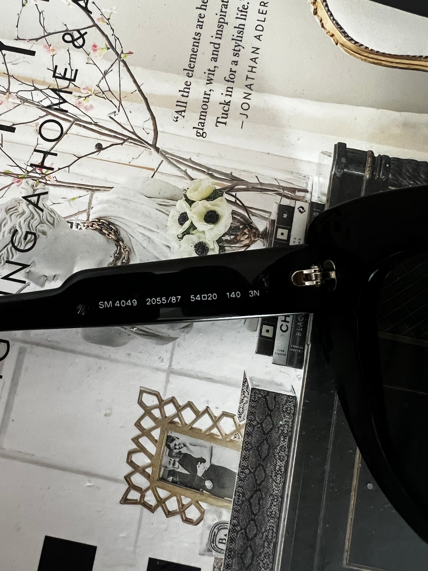 Stella Mccartney Black Cateye Sunglasses Style #4049