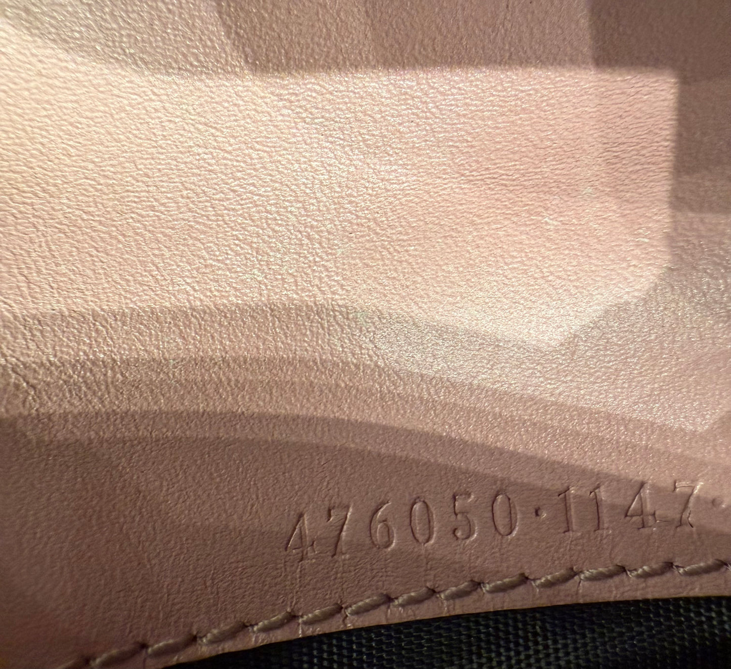 Gucci Embossed Pink Cherry Wallet