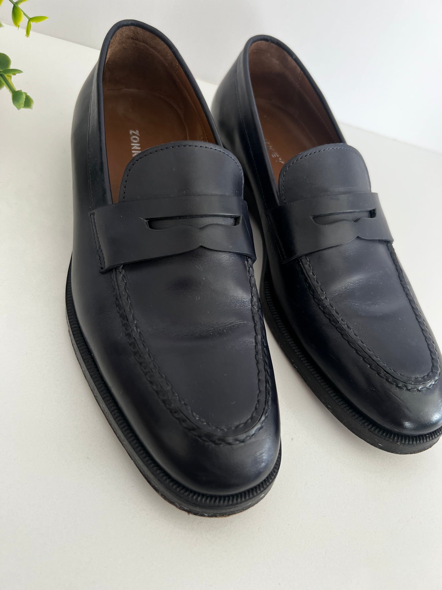 Zonkey Boots Black Penny Loafers Size 5F UK ( Men’s 6, Womens 8)
