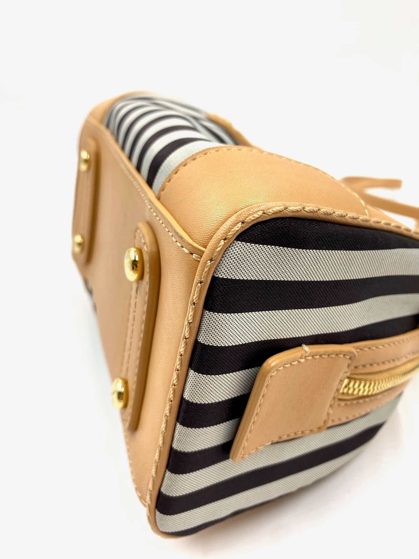 Henri Bendel Mini Stripe Nylon Bag