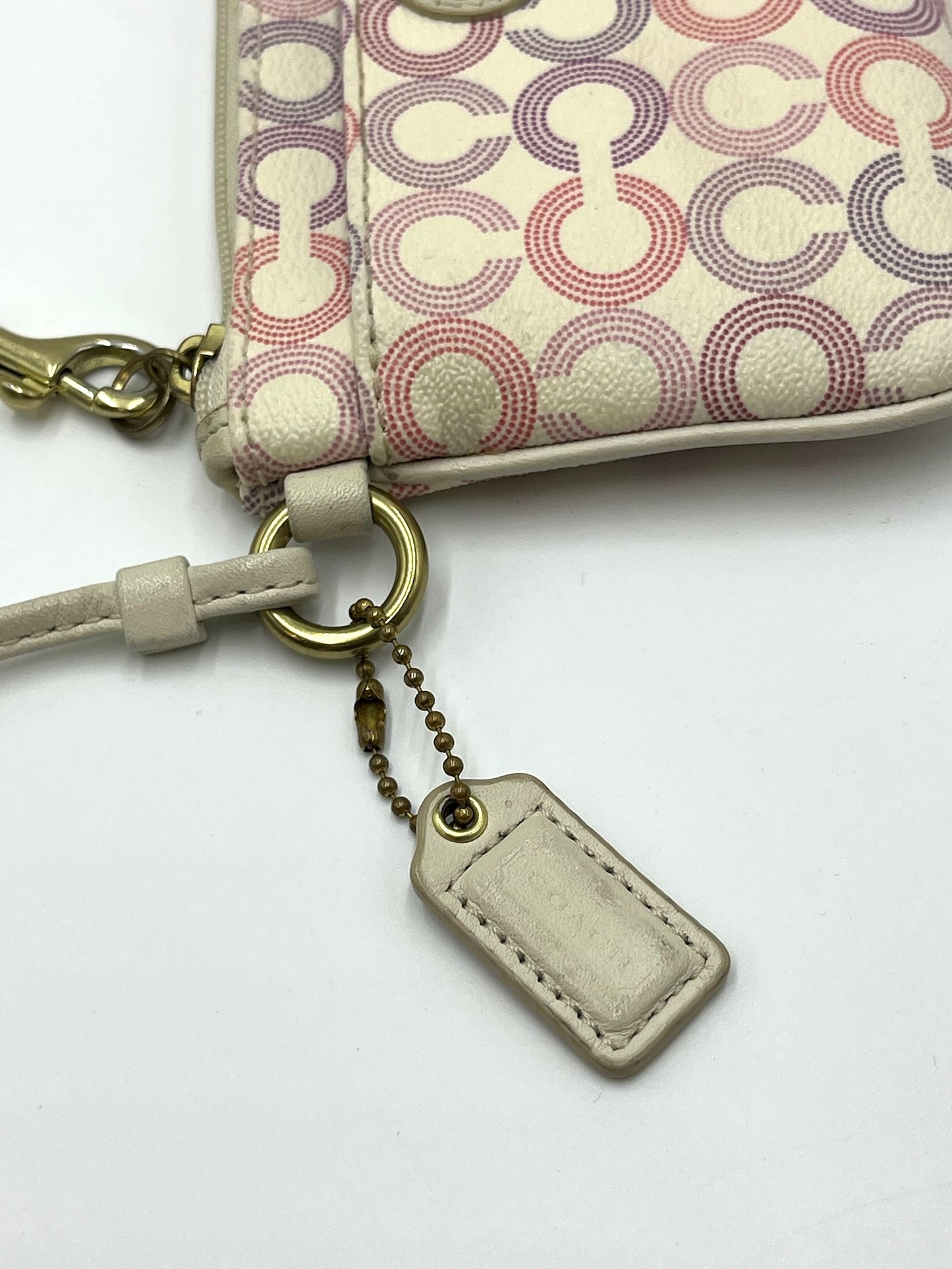 Coach Multi-Color Leather Wristlet