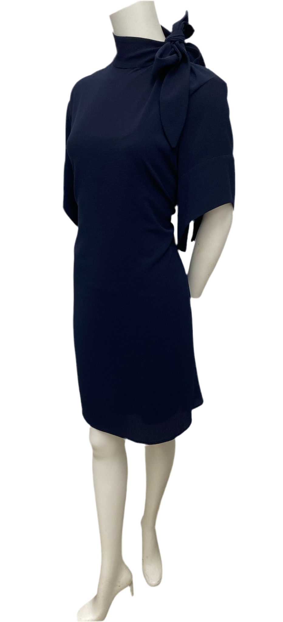 Setlakwe Navy Neck Tie Dress Size 4