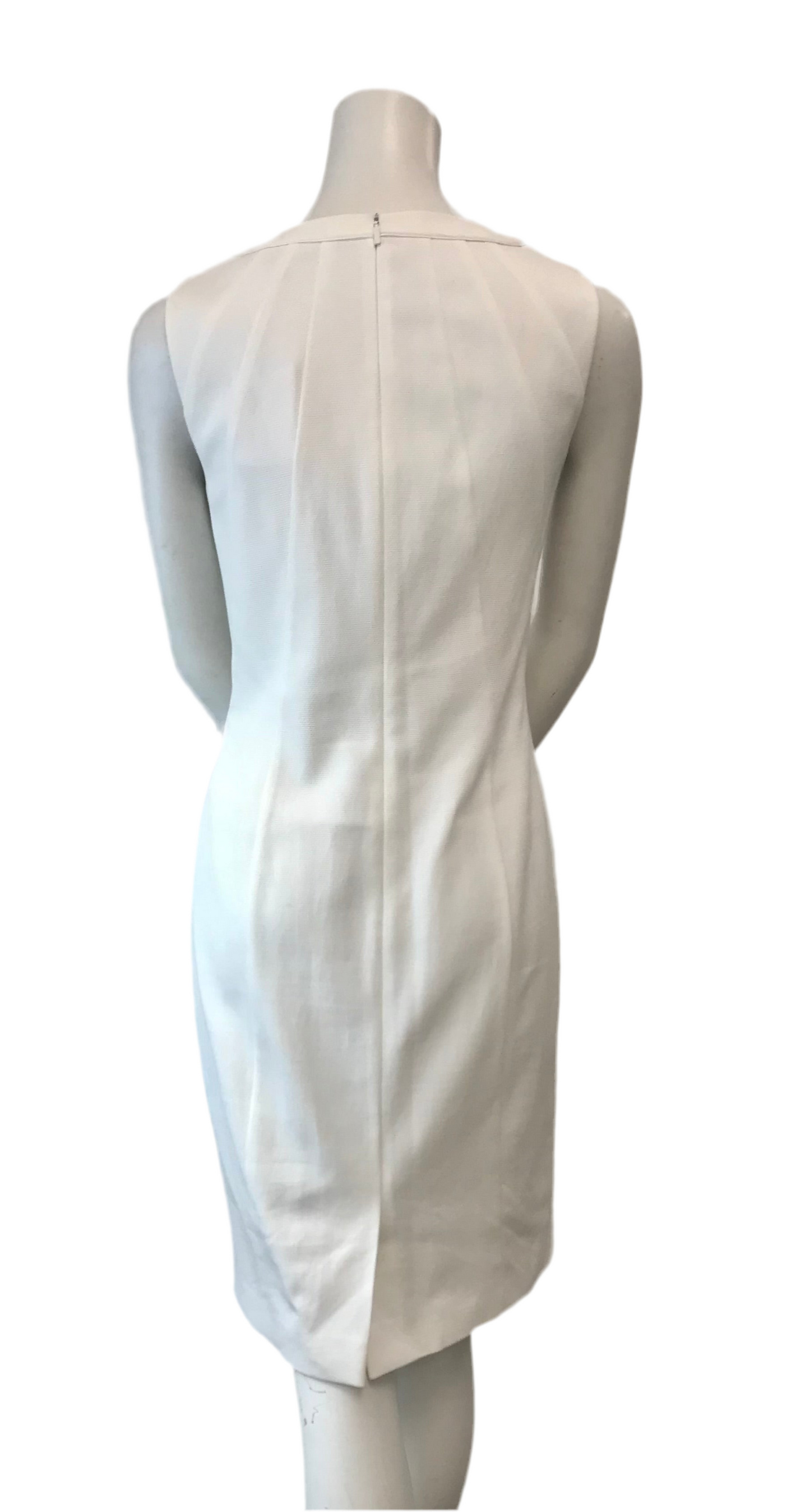 BOSS White Sheath Lace Dress Size 8