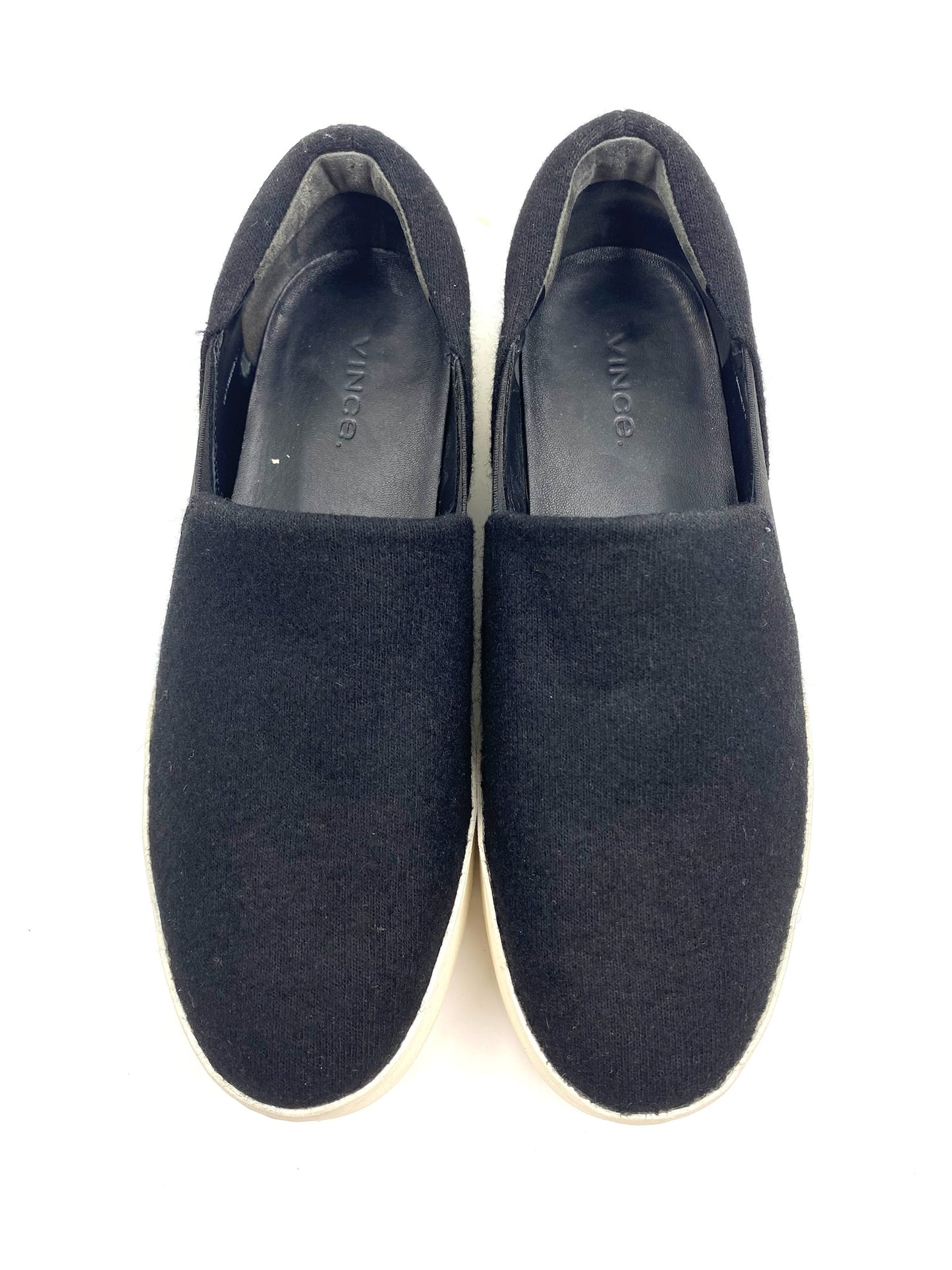 Vince Black Slip-On Sneakers Size 7.5M