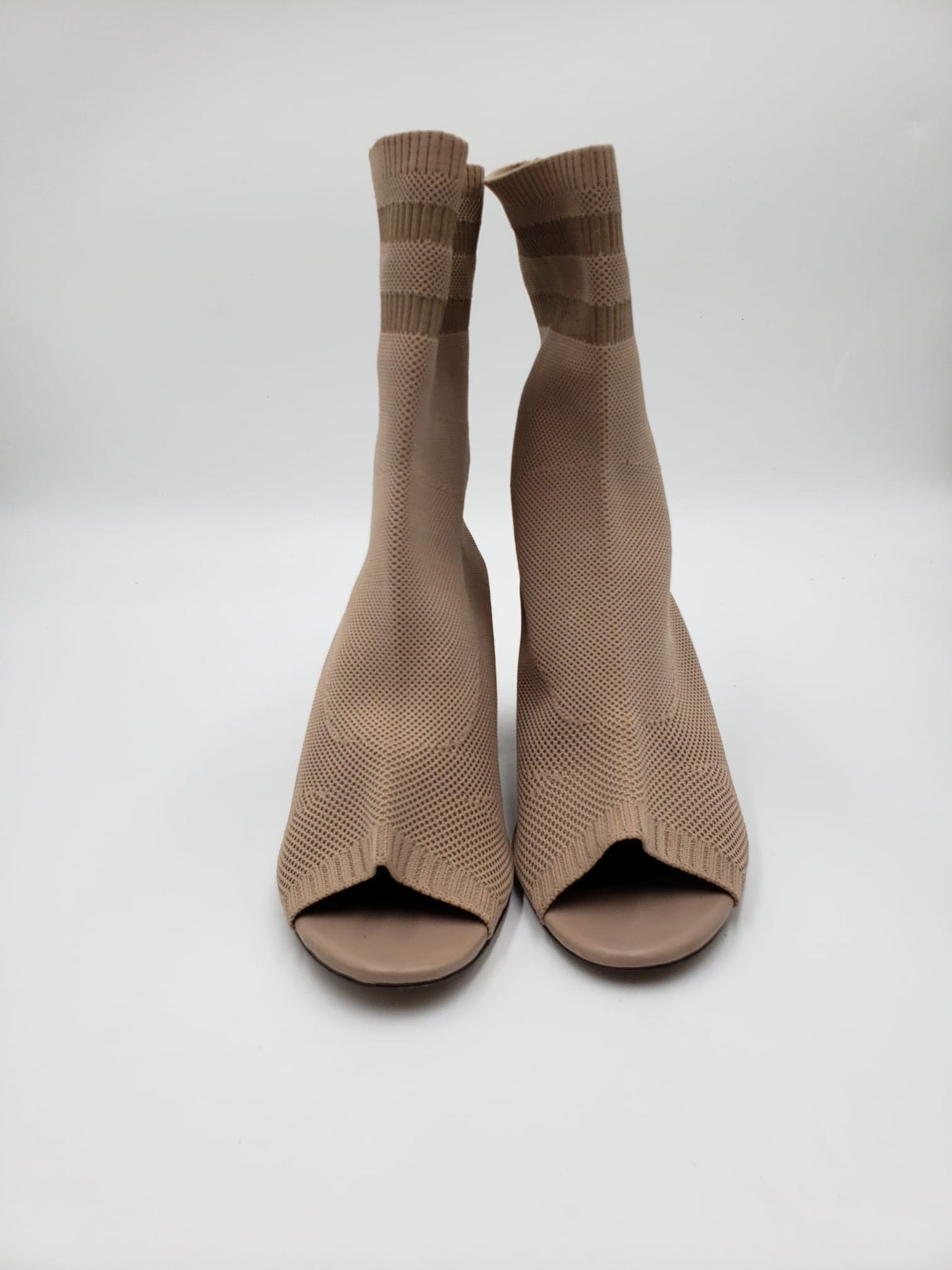 Alexander Wang Biege Knit Sock Bootie Size 39