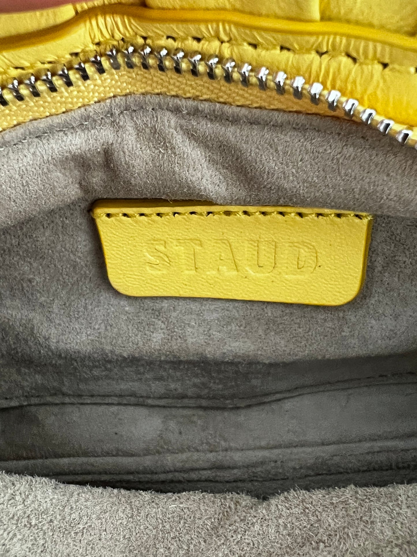 Brand New Staud Yellow Bean Bag