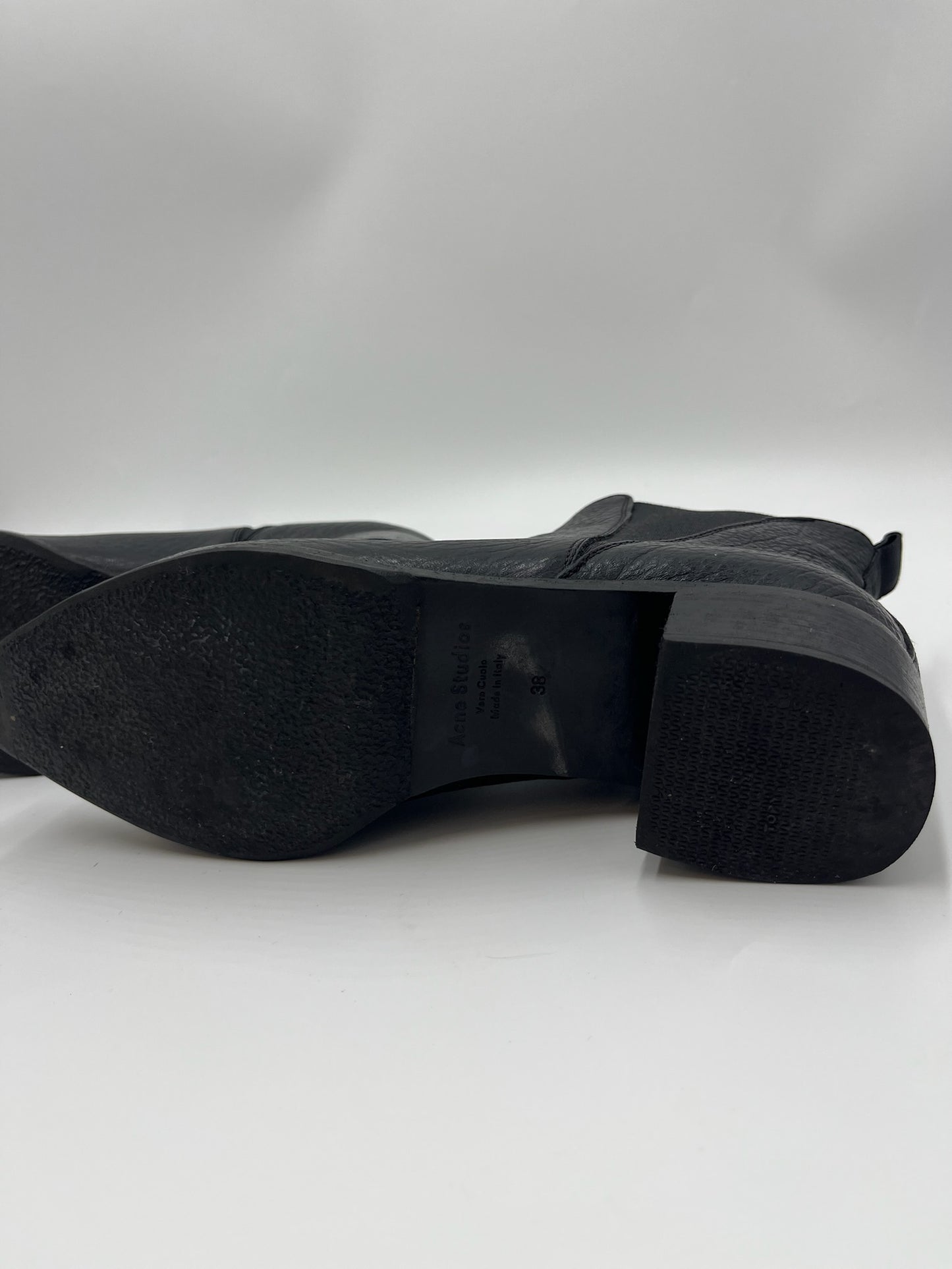 Acne Studio Black Ankle Boots Size 38