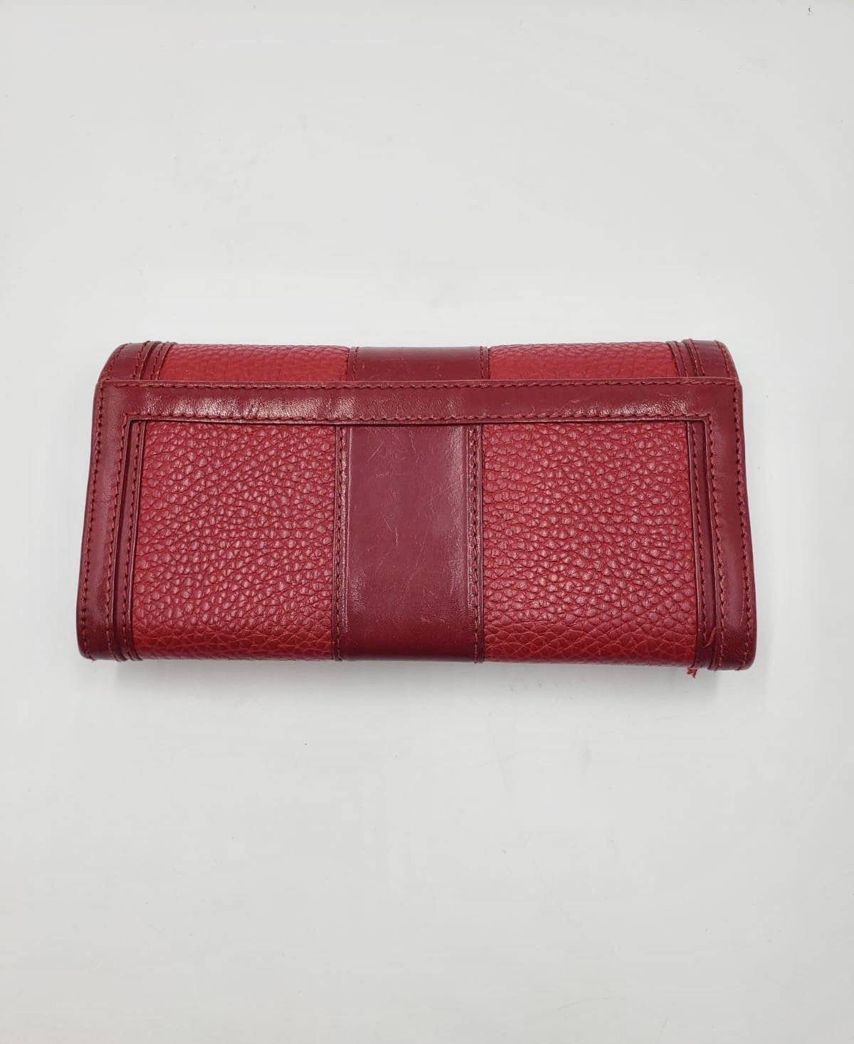 Burberry Red Leather Wallet