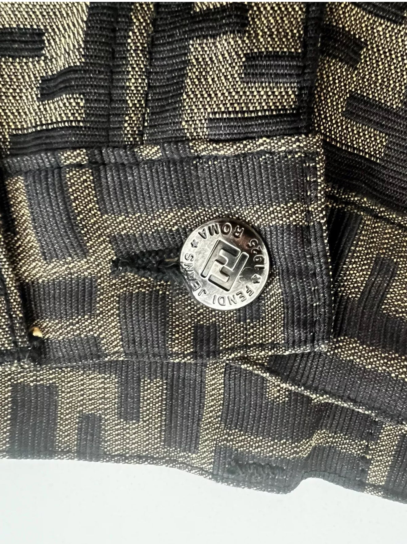 Fendi Zucca Print Bermuda Shorts Size 28