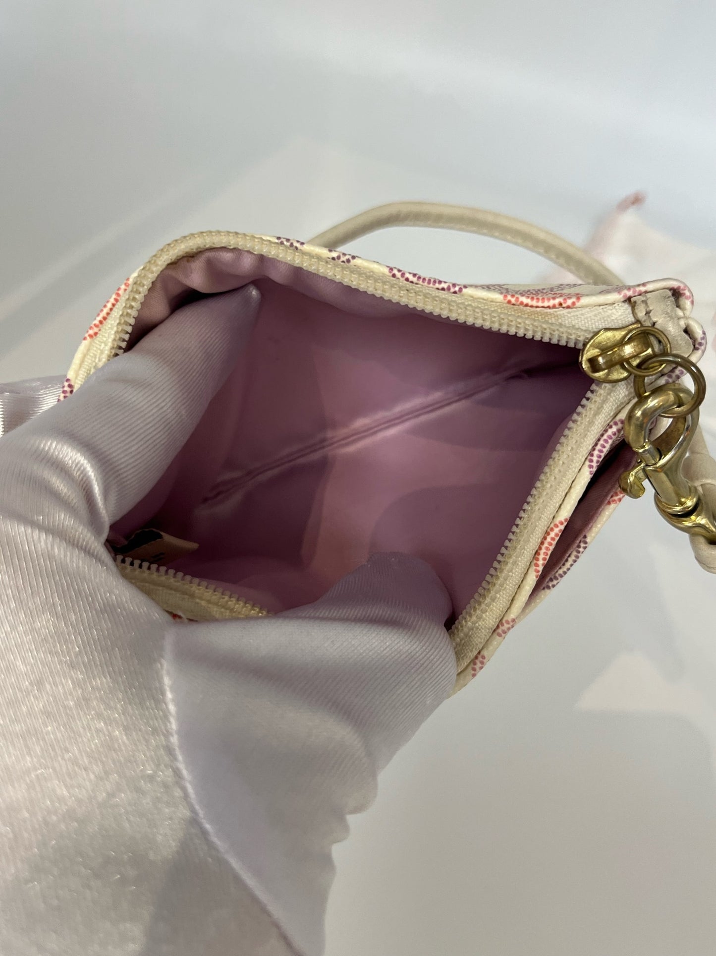 Coach Multi-Color Leather Wristlet