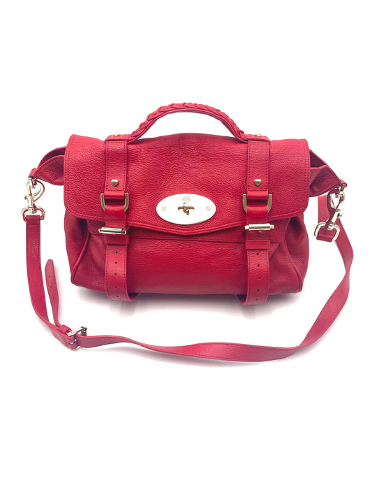 Mulberry Red Alexa Satchel
