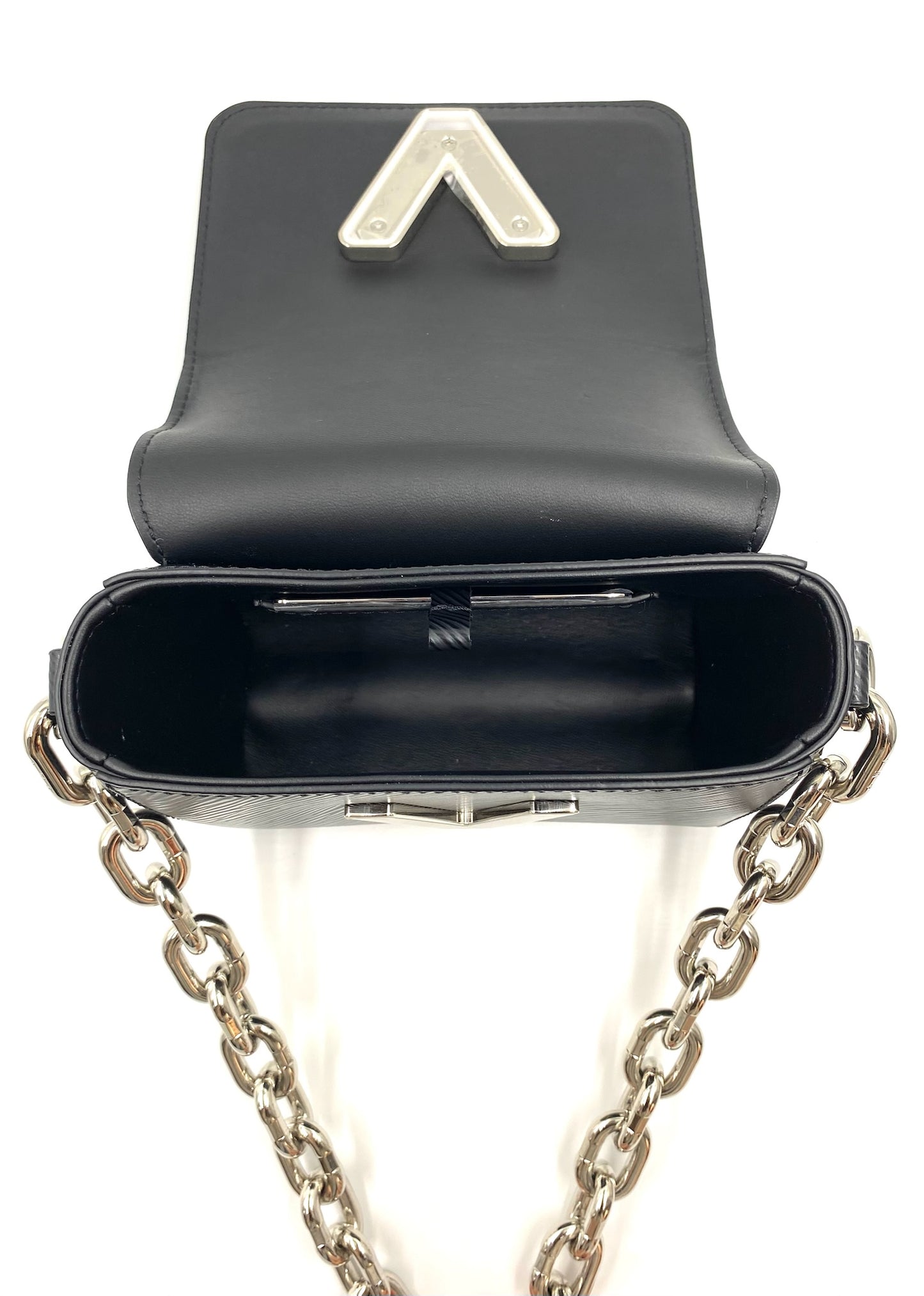 Louis Vuitton Black Epi Leather Twist XL Handbag