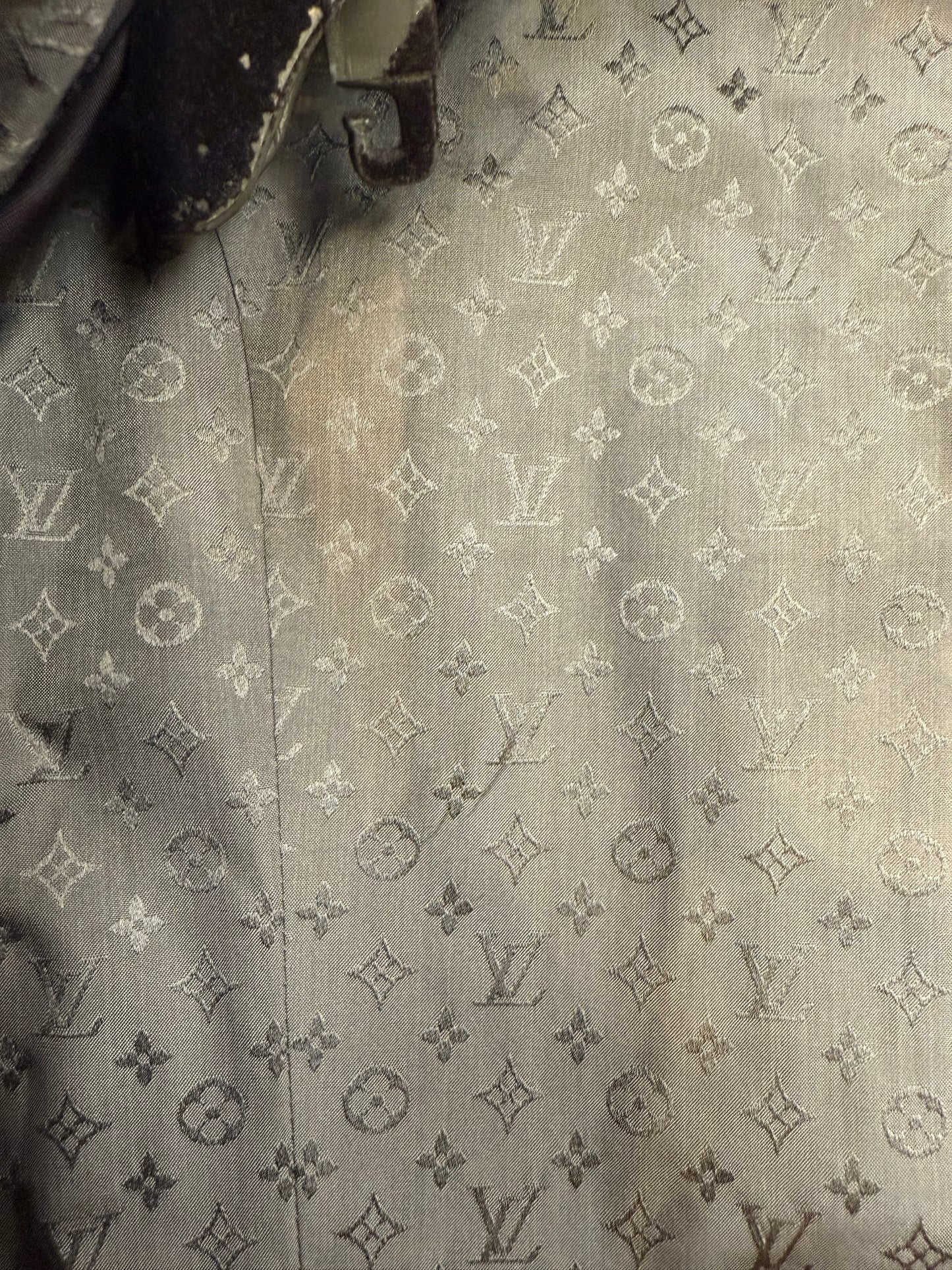 Louis Vuitton Olive Green Wool Coat Size 42