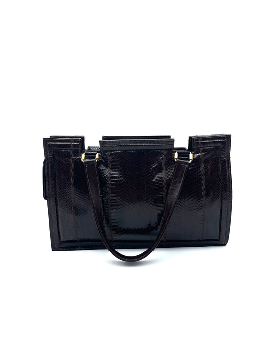 Vintage Snakeskin Leather Bag
