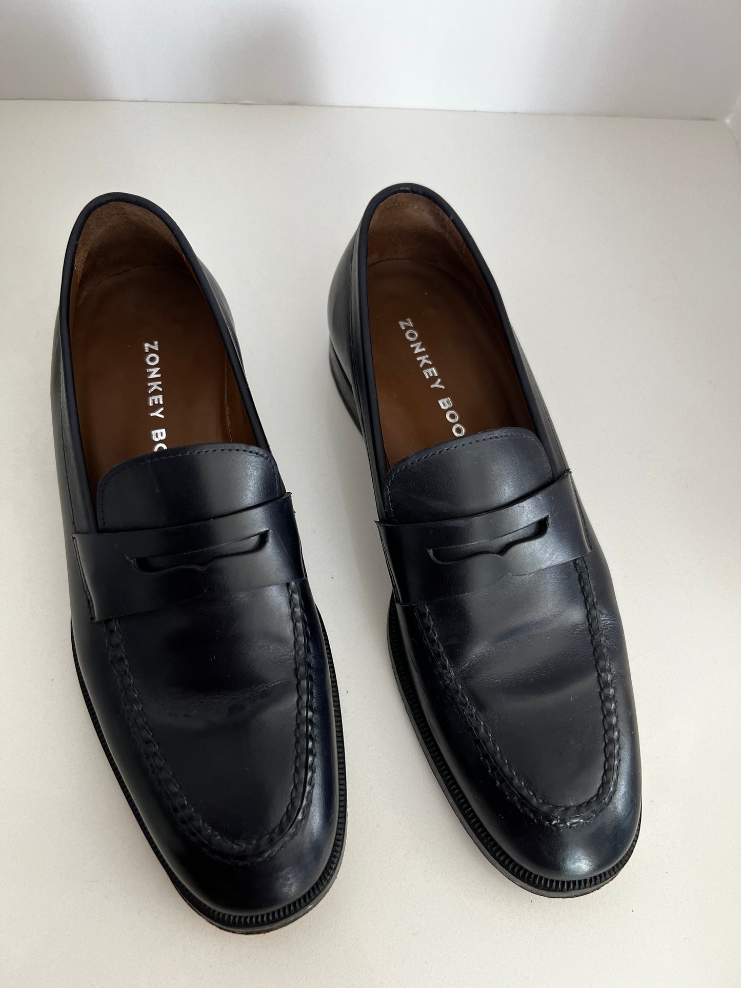 Zonkey Boots Black Penny Loafers Size 5F UK ( Men’s 6, Womens 8)