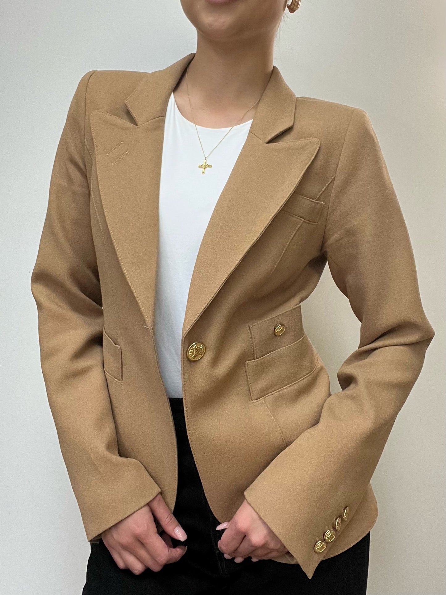 Smythe Biege Blazer Size 6